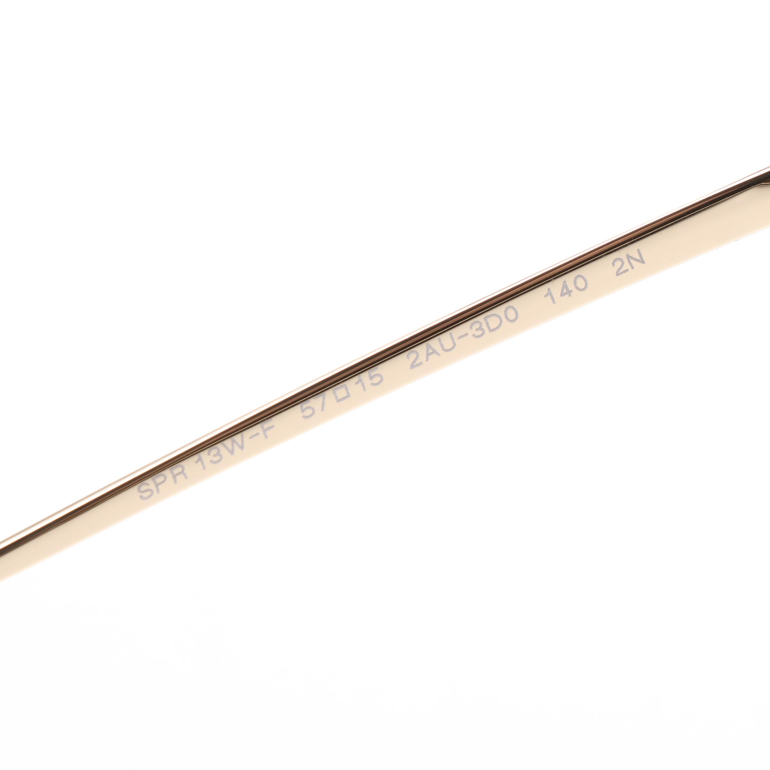 Prada PR13WSF Aviator Tortoise and Brown Gradient Sunglasses With Case