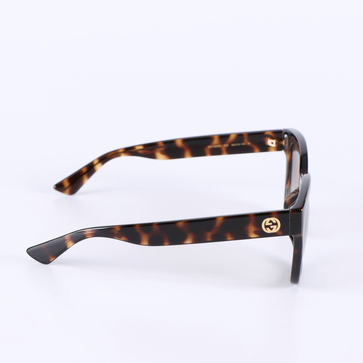 Gucci GG1338SK Square Havana Brown Sunglasses With Case | EBTH