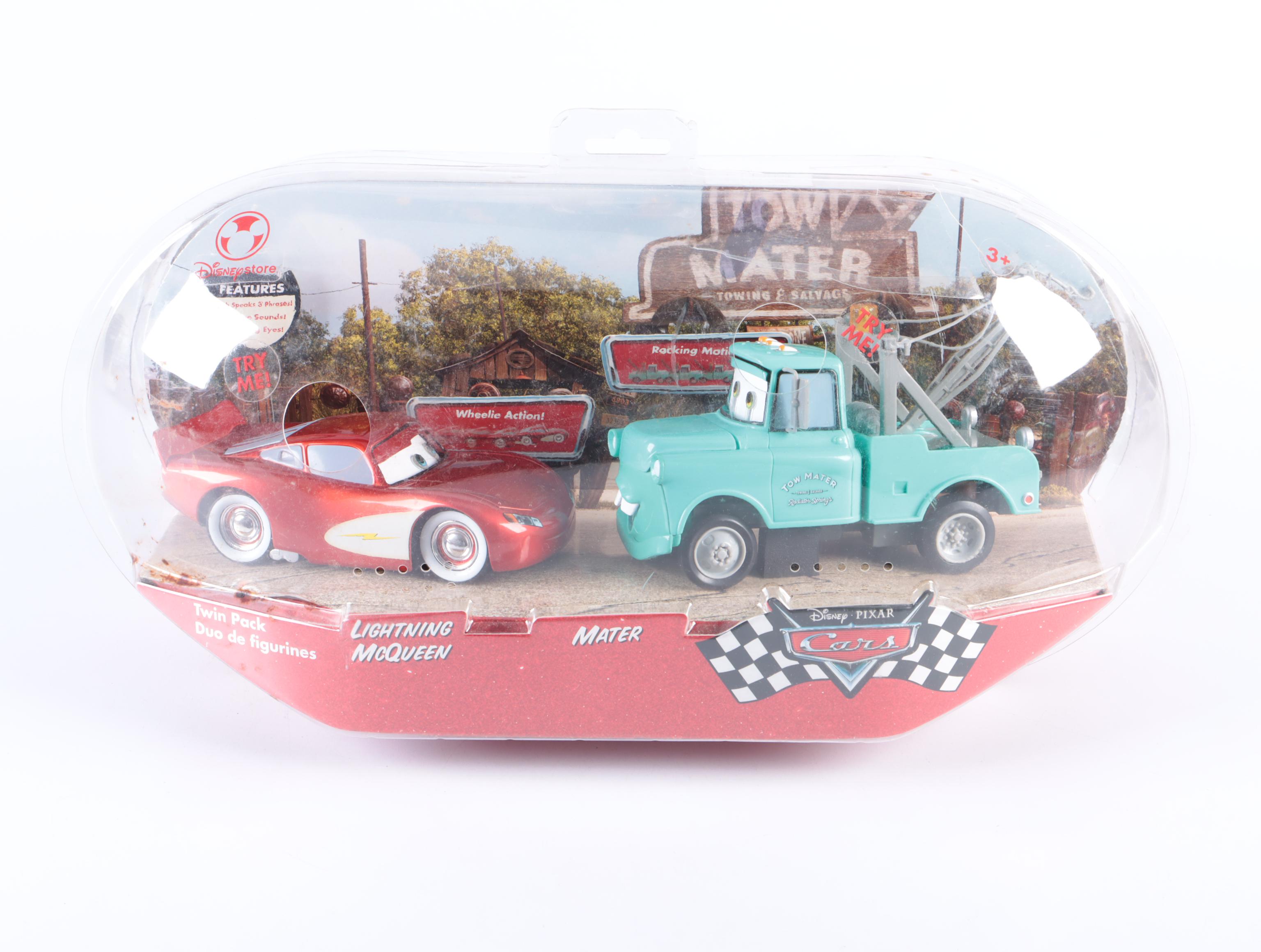 Disney Cars Figures and Stuffed Toys Including Lightning McQueen, Mater and More