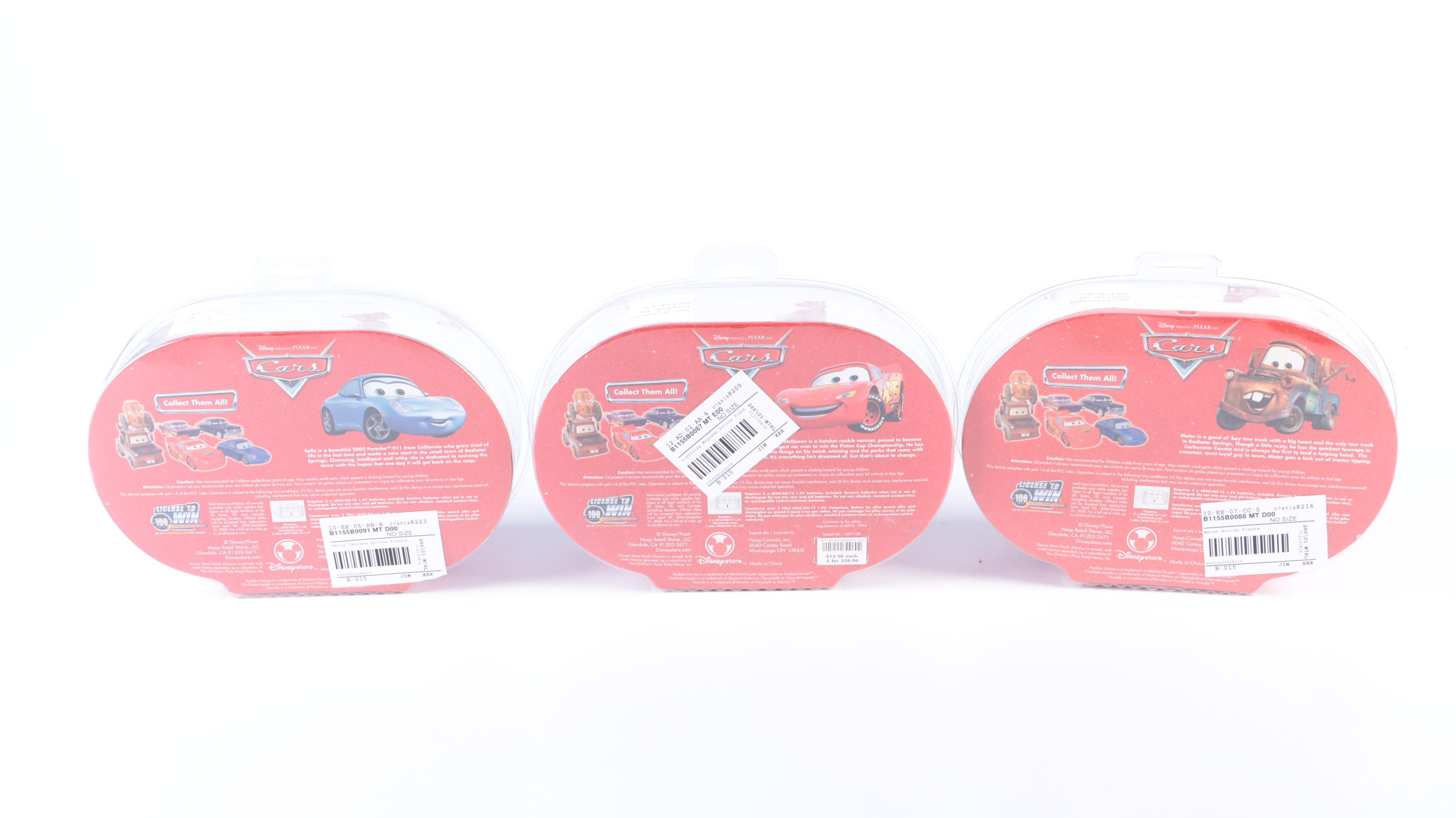 Disney Cars Figures and Stuffed Toys Including Lightning McQueen, Mater and More