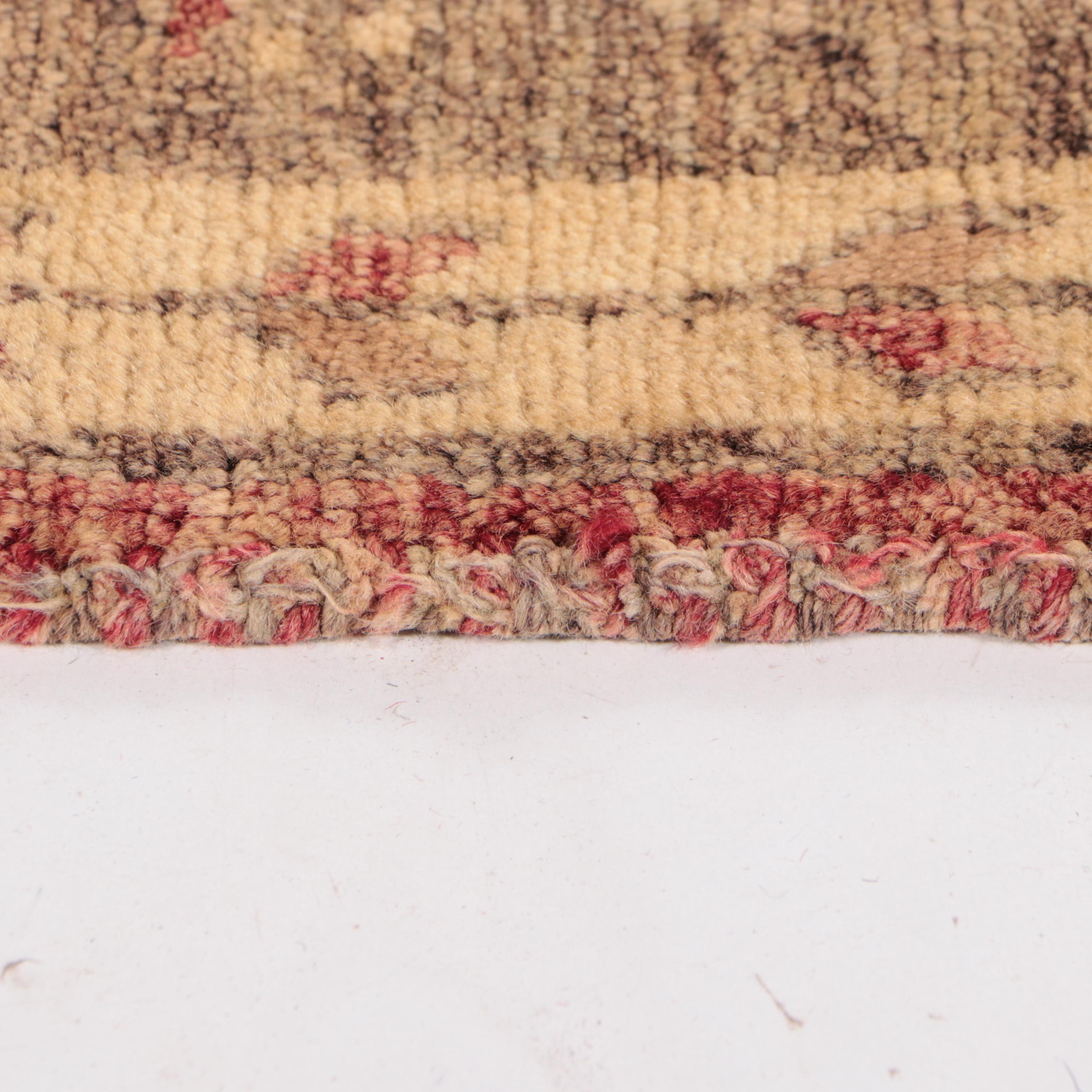 5'6 x 7'8 Hand-Knotted Turkish Oushak Area Rug