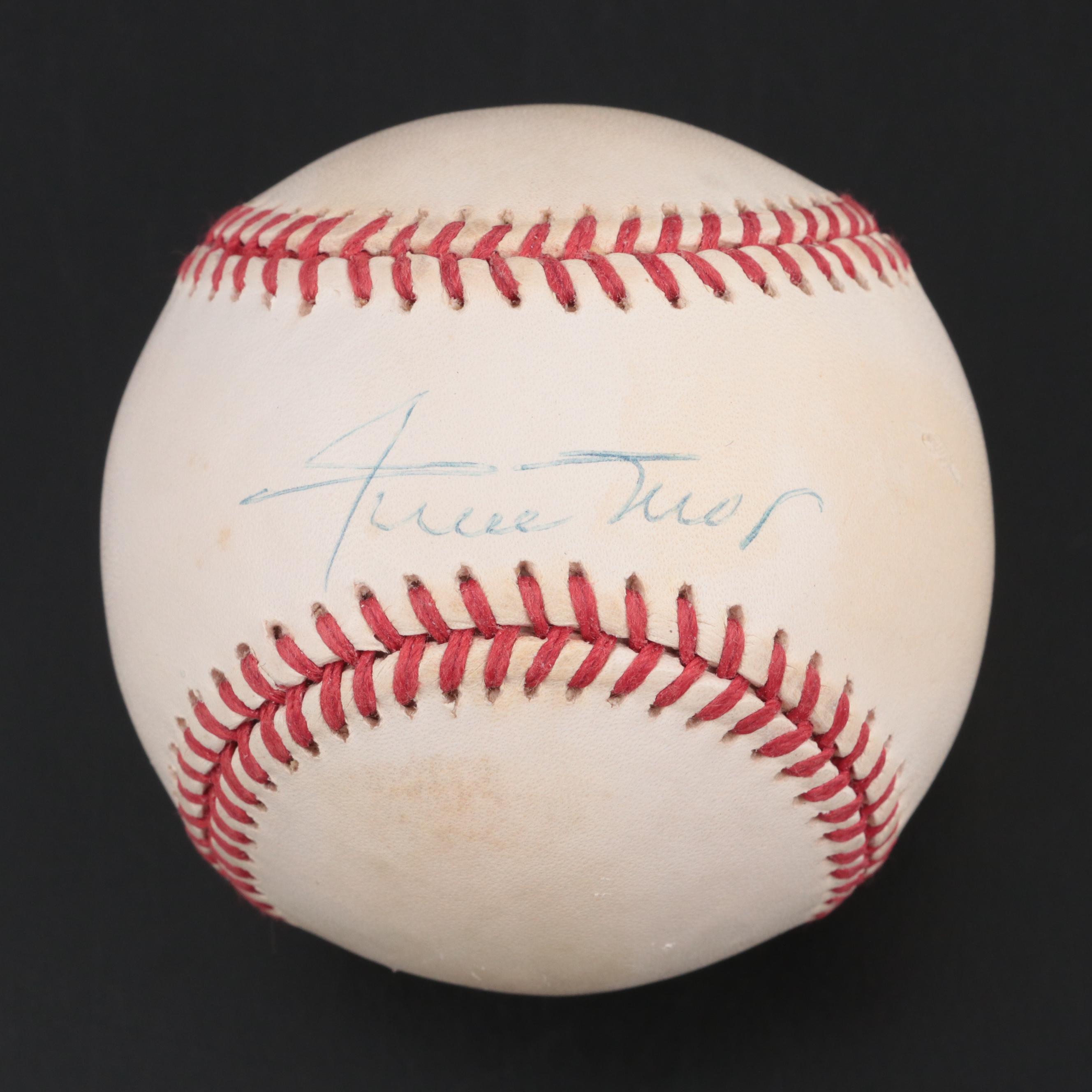 Willie Mays Signed Rawlings MLB Official National League Baseball With PSA/COA