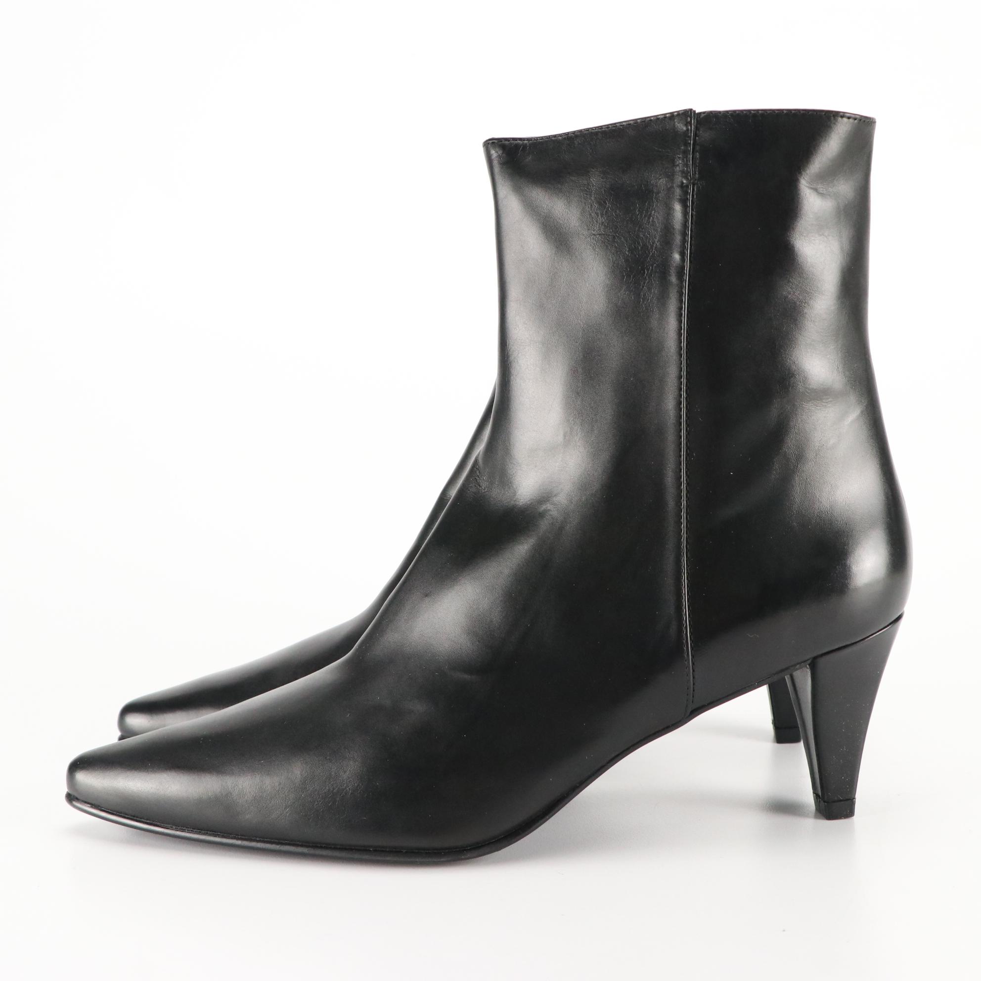 stuart weitzman black ankle boots
