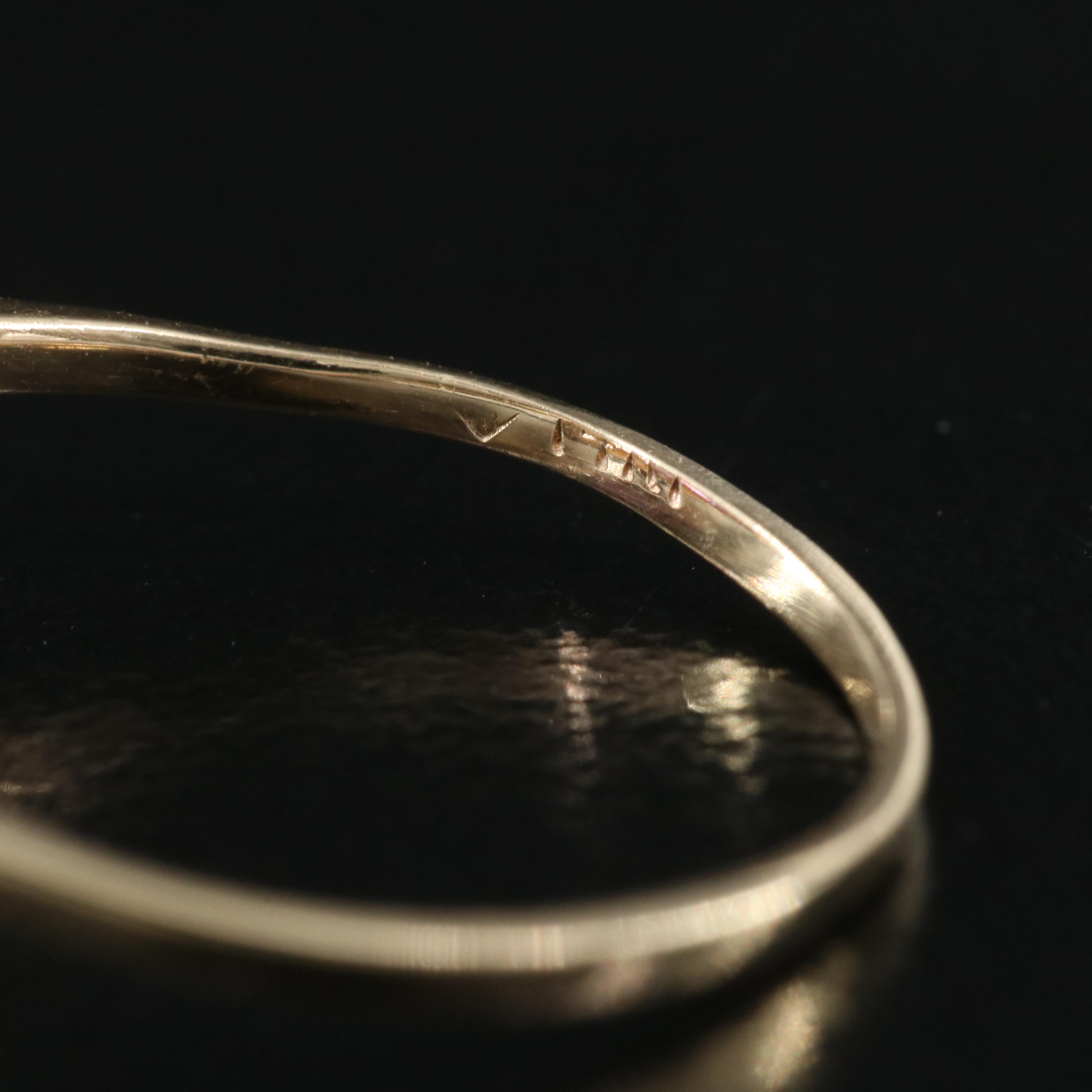 14K Amethyst and Diamond Ring