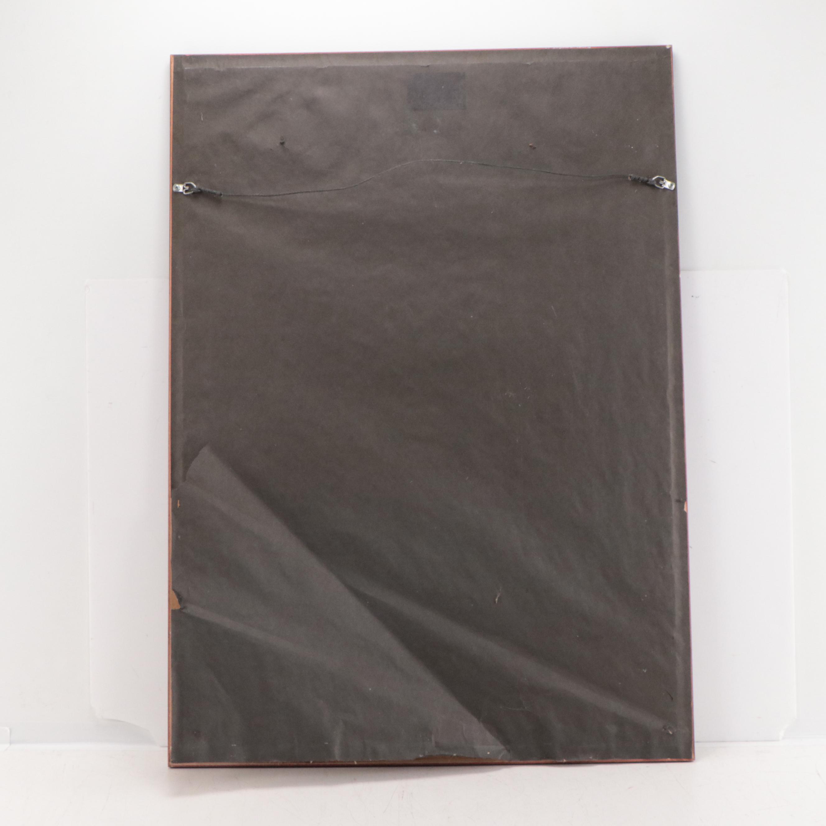 Lithograph After Erté "Tiger Lady in Tree"