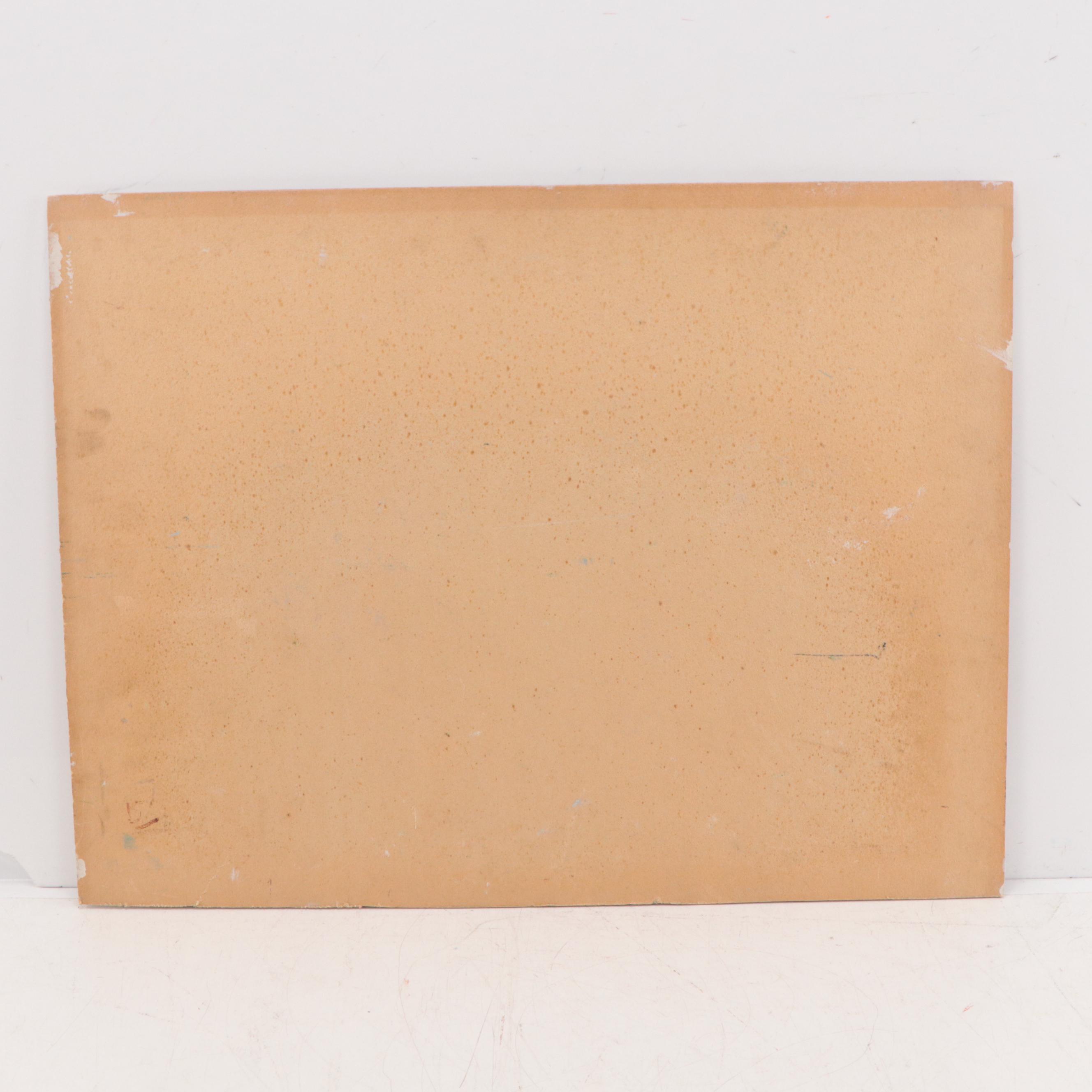 Oil Painting of a Winter Landscape