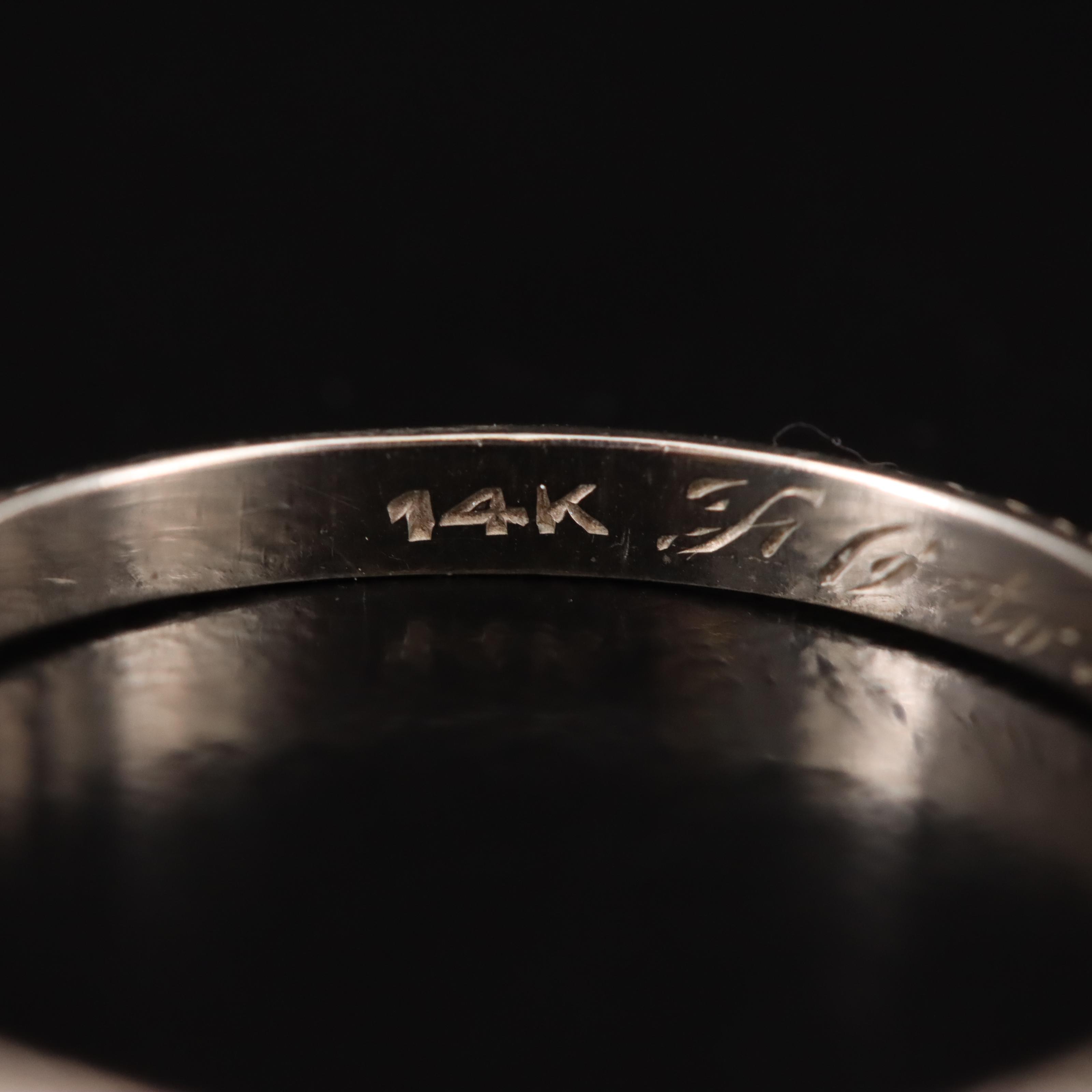 Vintage 14K Patterned Band