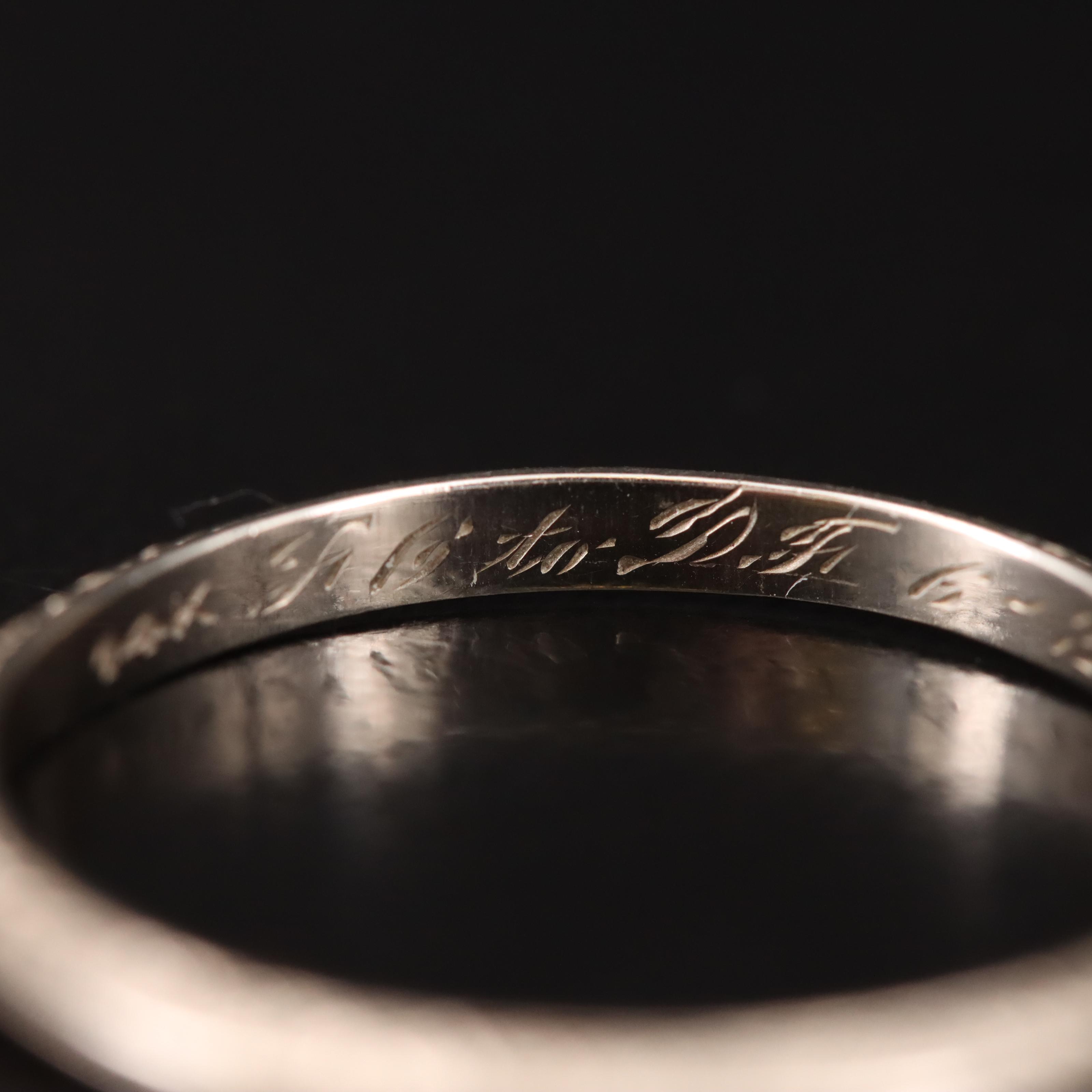 Vintage 14K Patterned Band