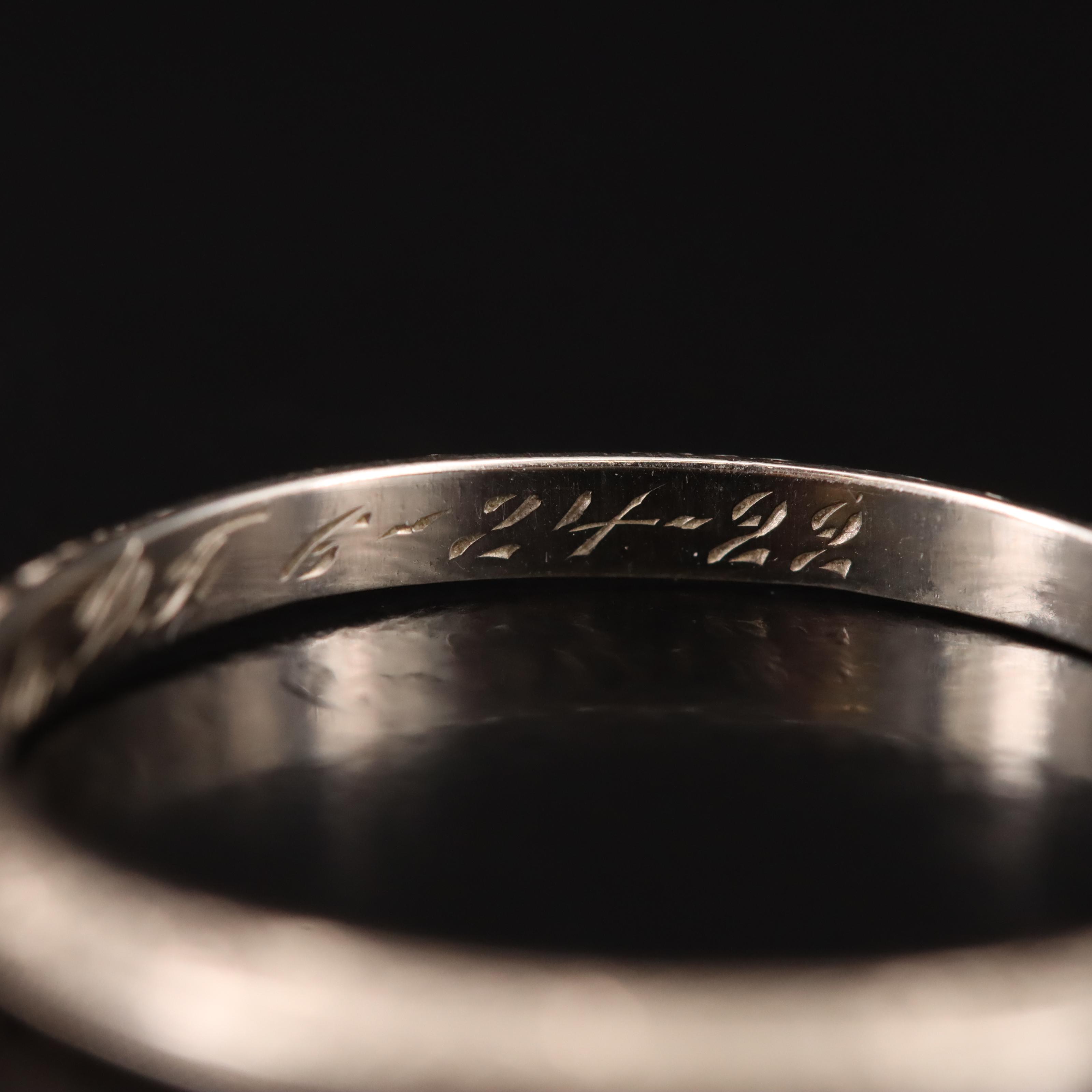 Vintage 14K Patterned Band