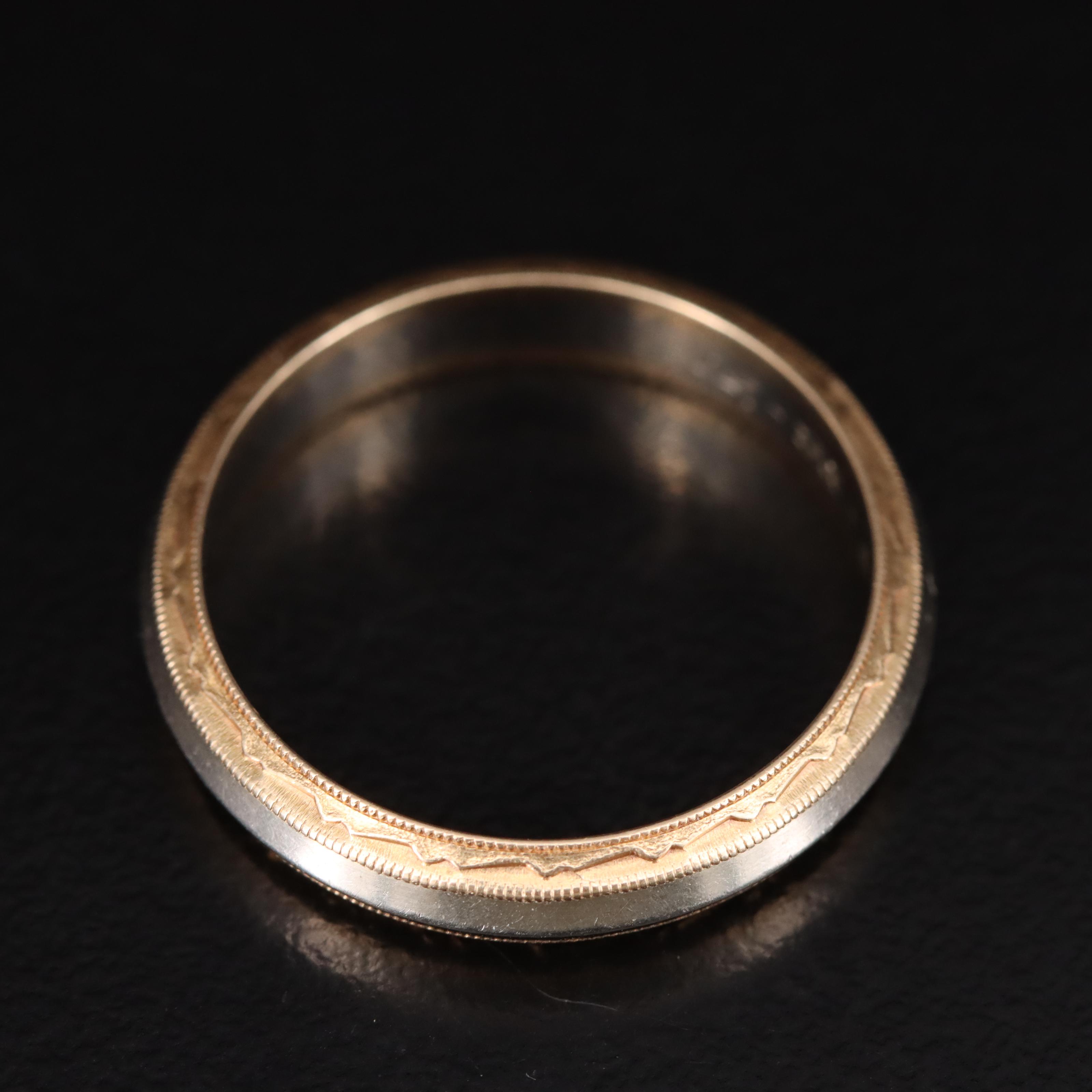 Vintage 14K Two-Tone Band