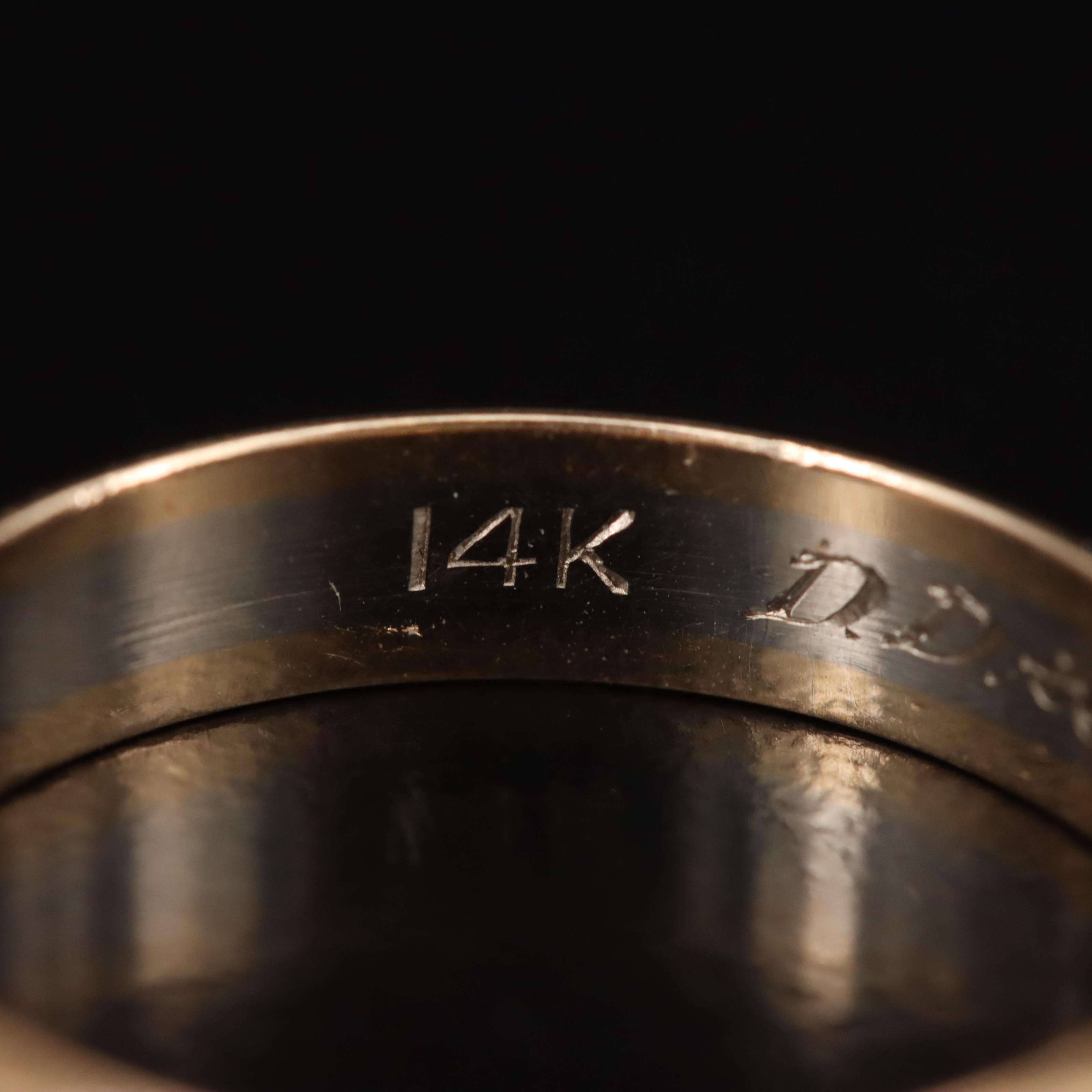 Vintage 14K Two-Tone Band