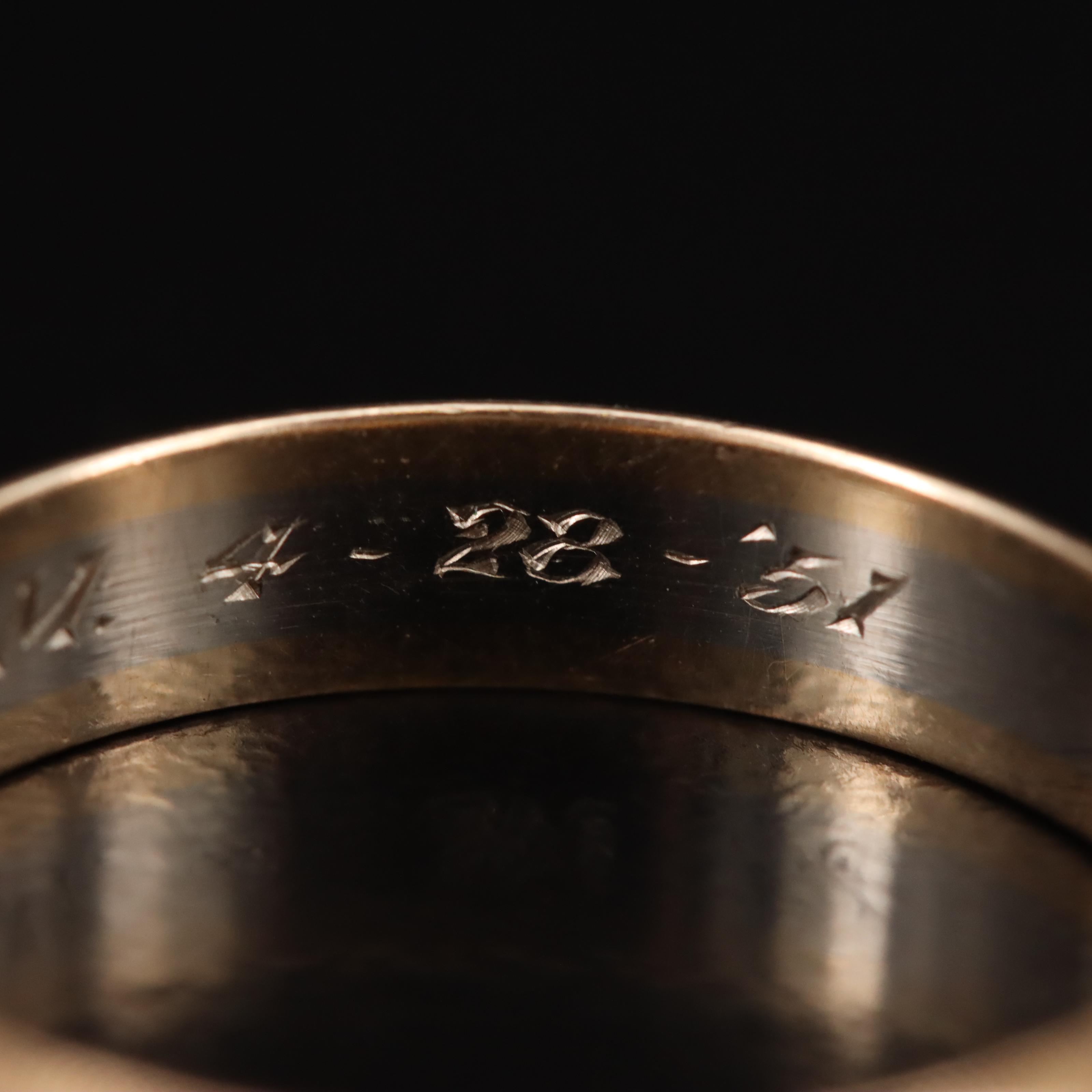 Vintage 14K Two-Tone Band