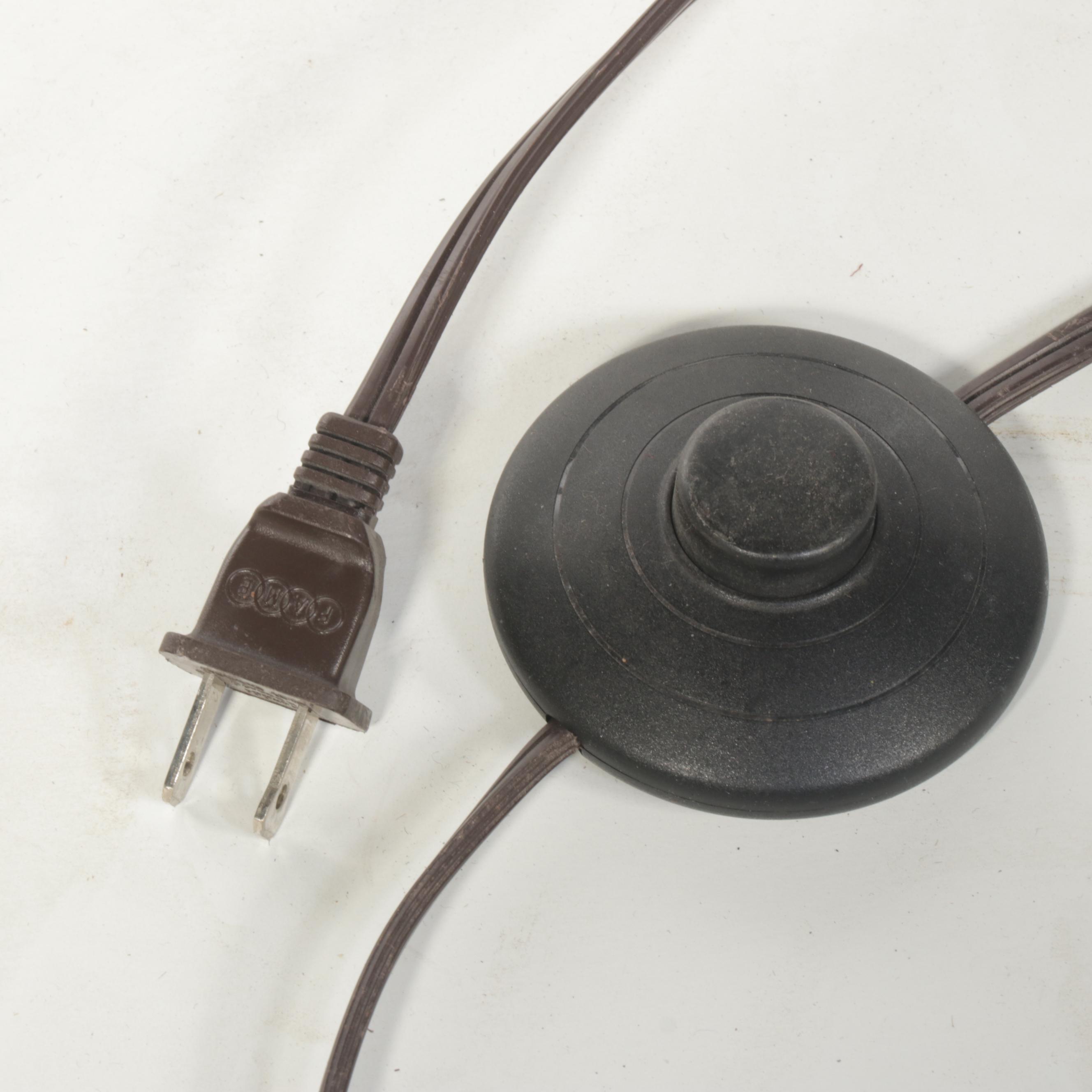 Victorian Style Bridge Arm Floor lamp With Dragonfly Slag Glass Shade