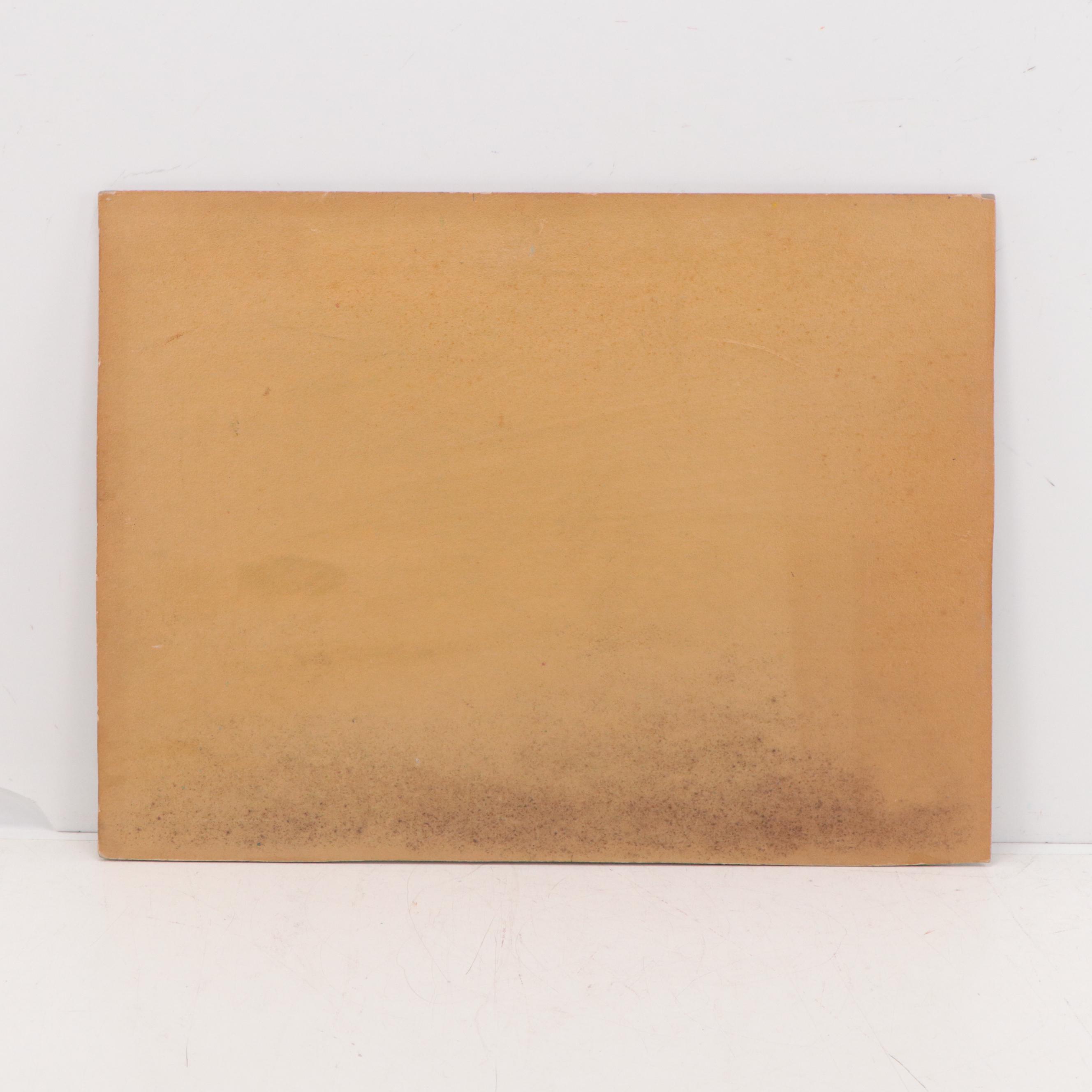 Oil Painting of a Green Landscape