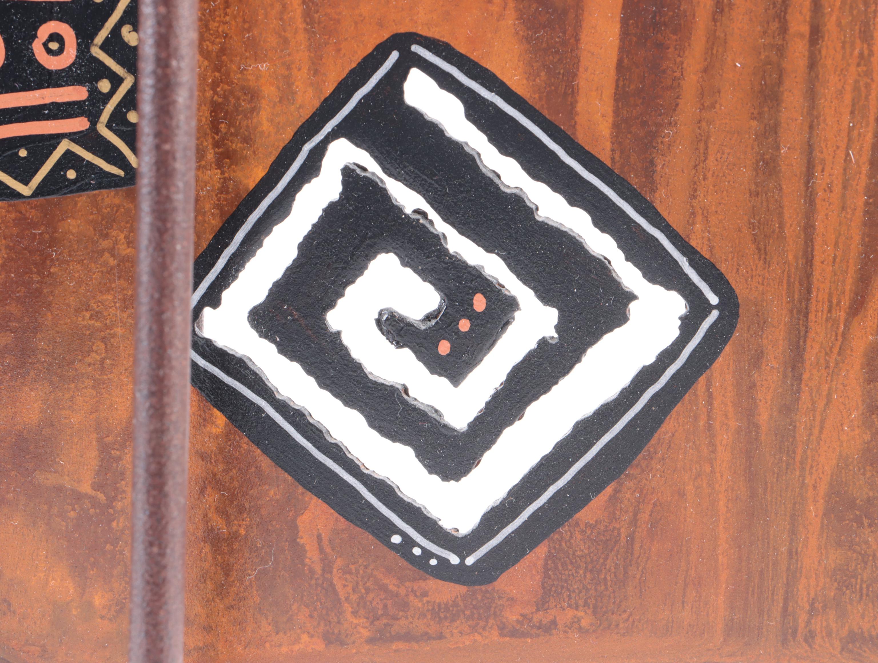 Hand-Painted Metal Rocking Rabbit Sculpture