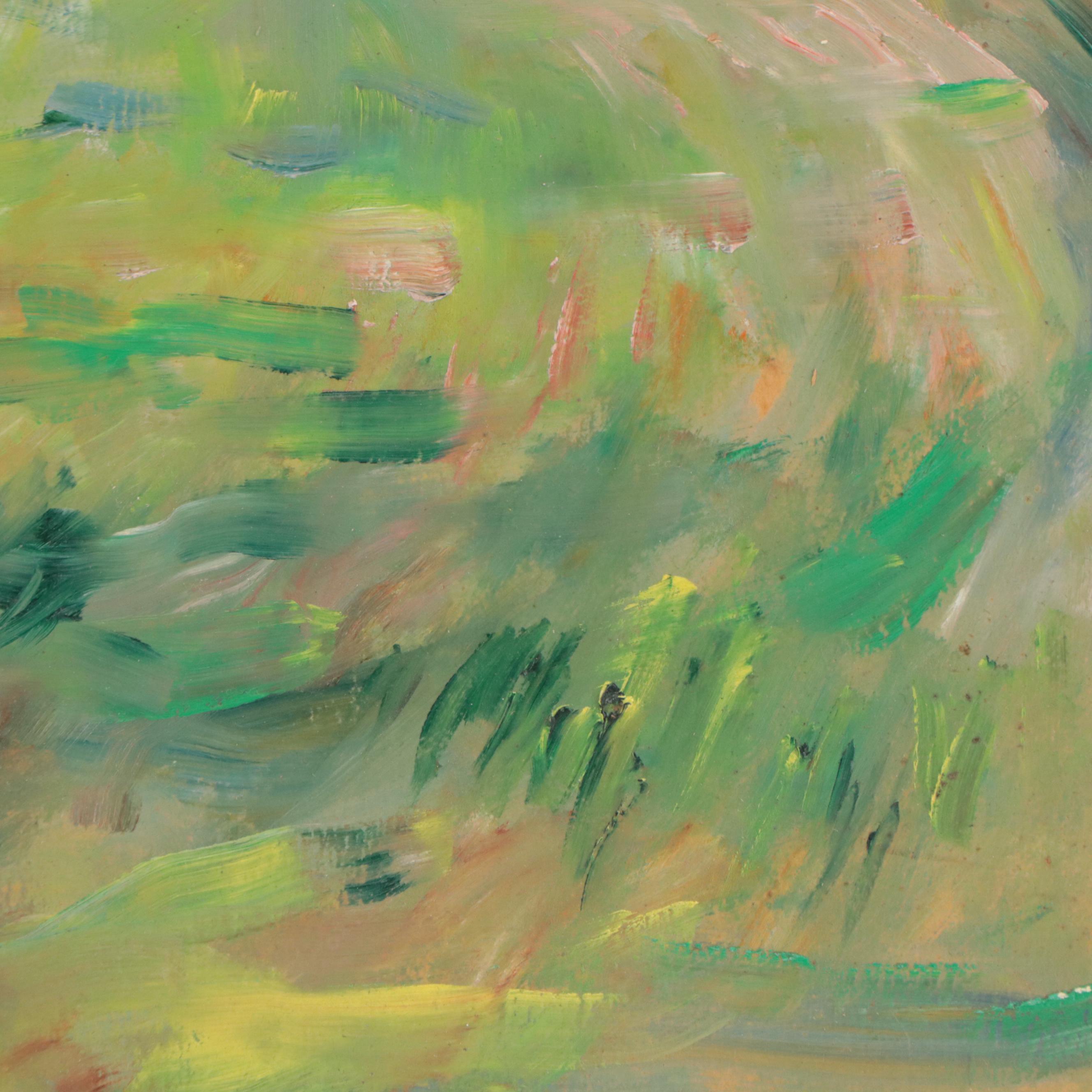 Oil Painting of a Country Landscape