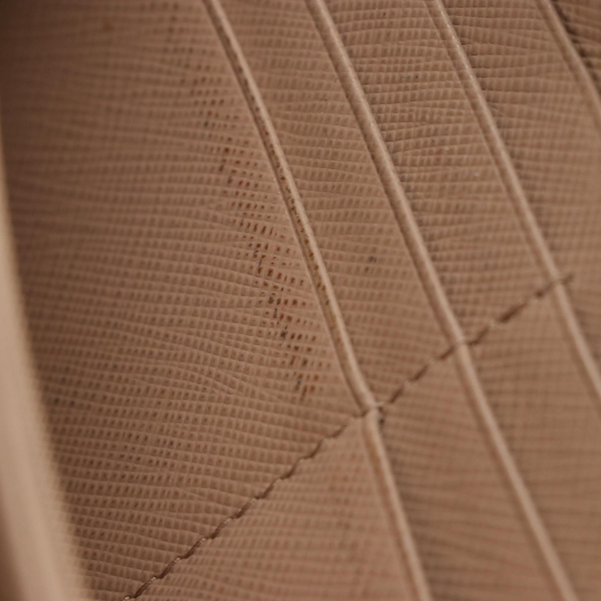 Prada Saffiano Leather Zip Around Wallet