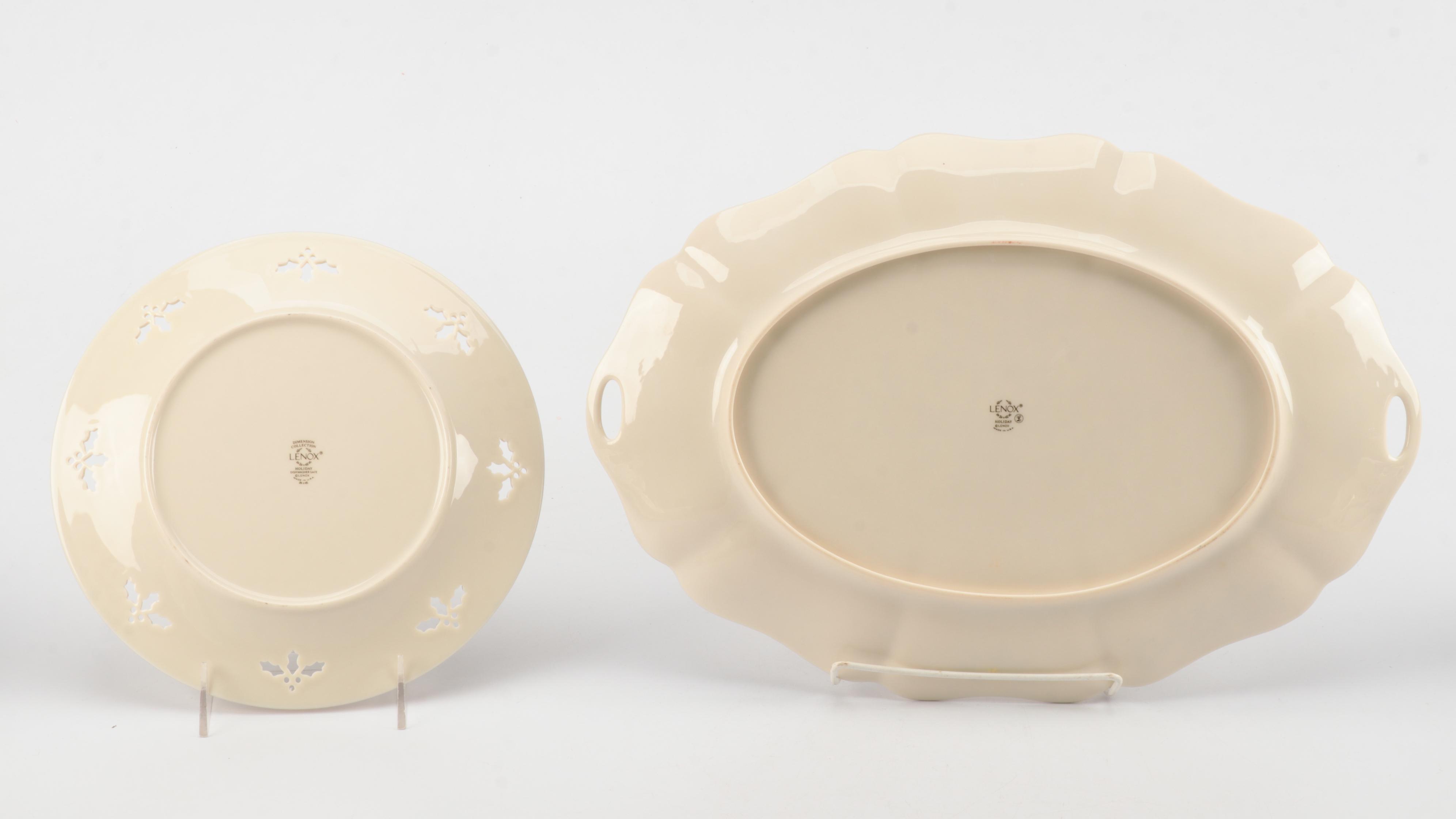 Lenox "Holiday" Serving Pieces and Table Accessories