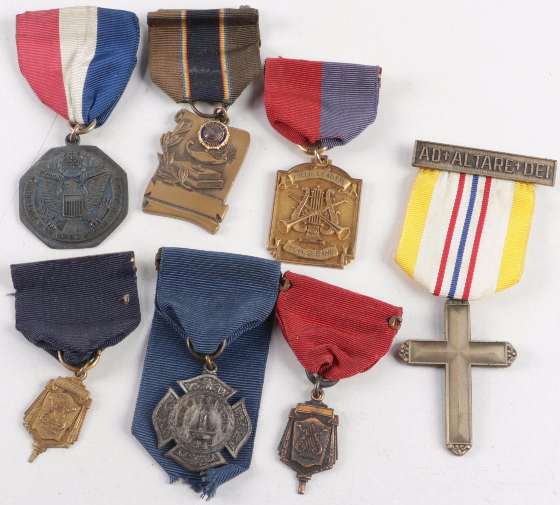 World War II with Other Medals, Pinbacks, Stamps and More