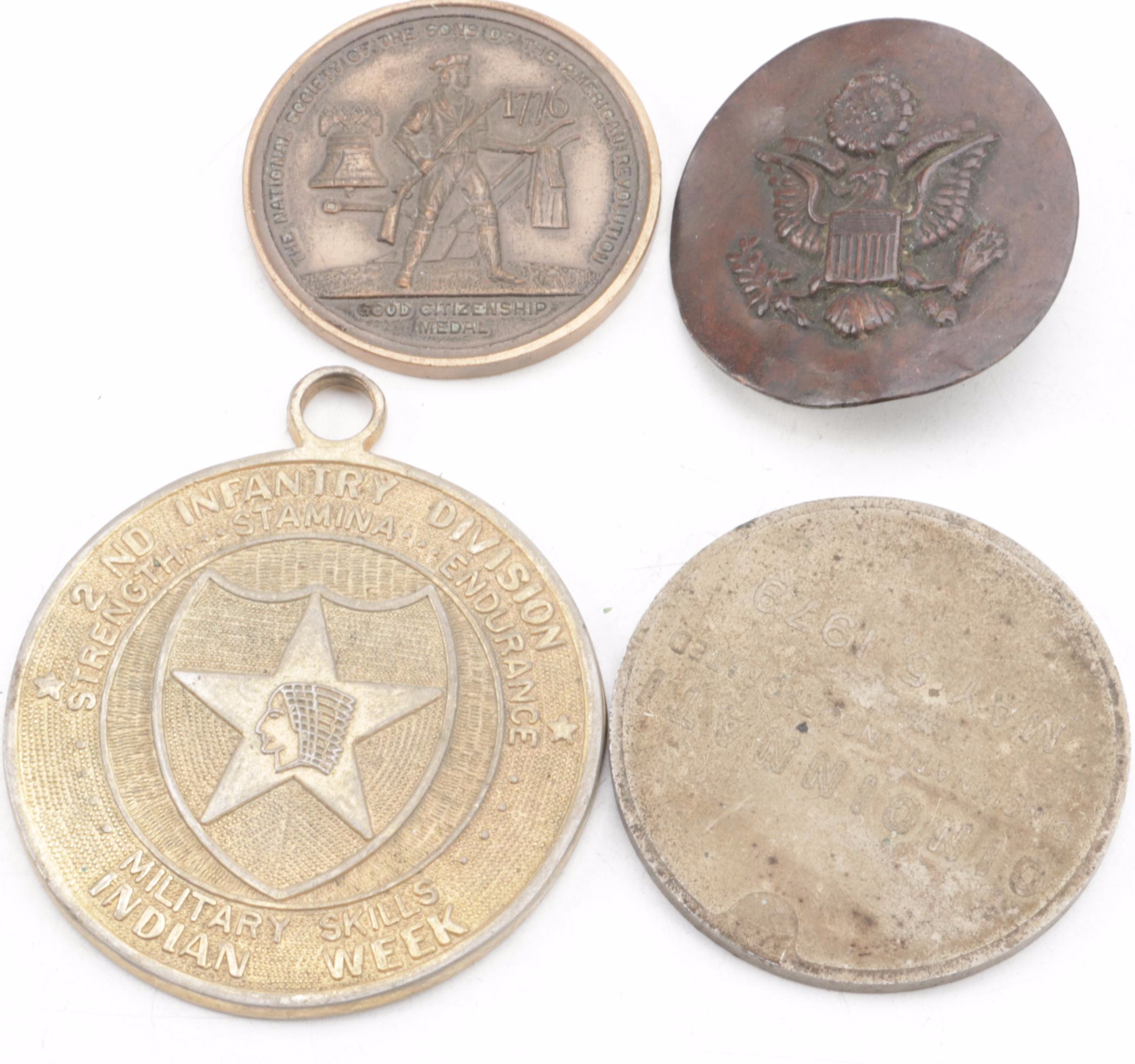 World War II with Other Medals, Pinbacks, Stamps and More
