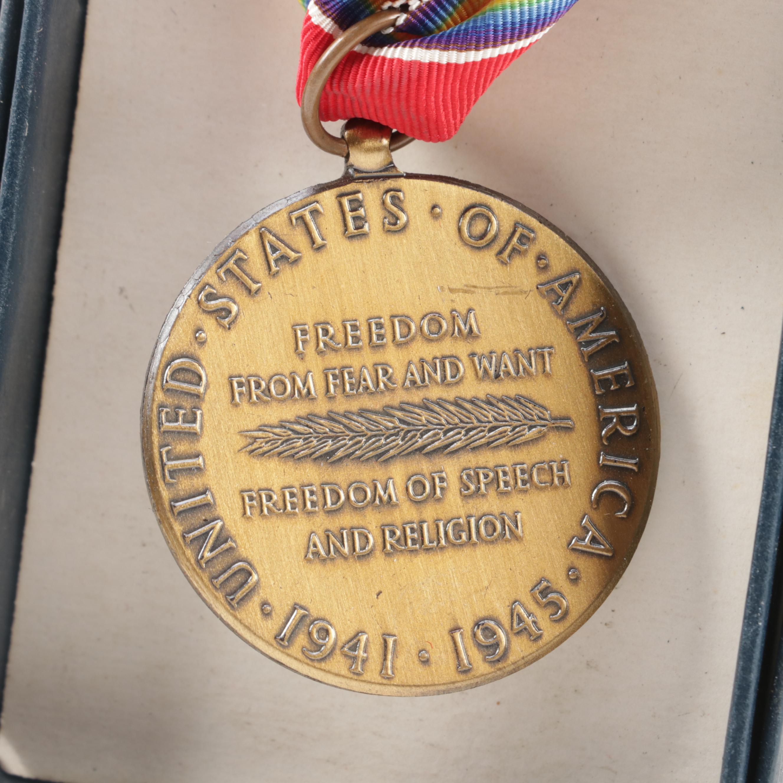 World War II with Other Medals, Pinbacks, Stamps and More