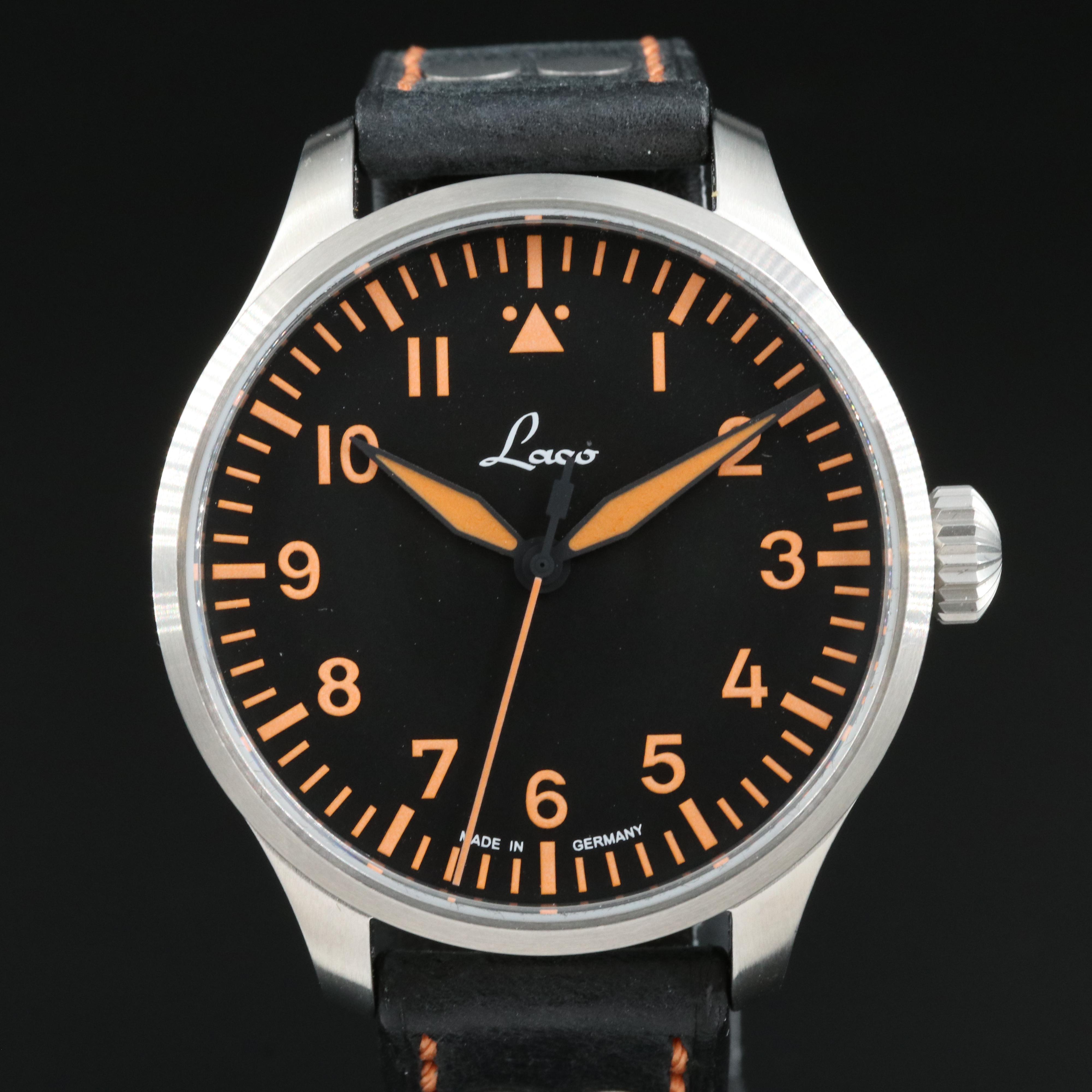 Laco Pilot Automatic Stainless Steel Watch