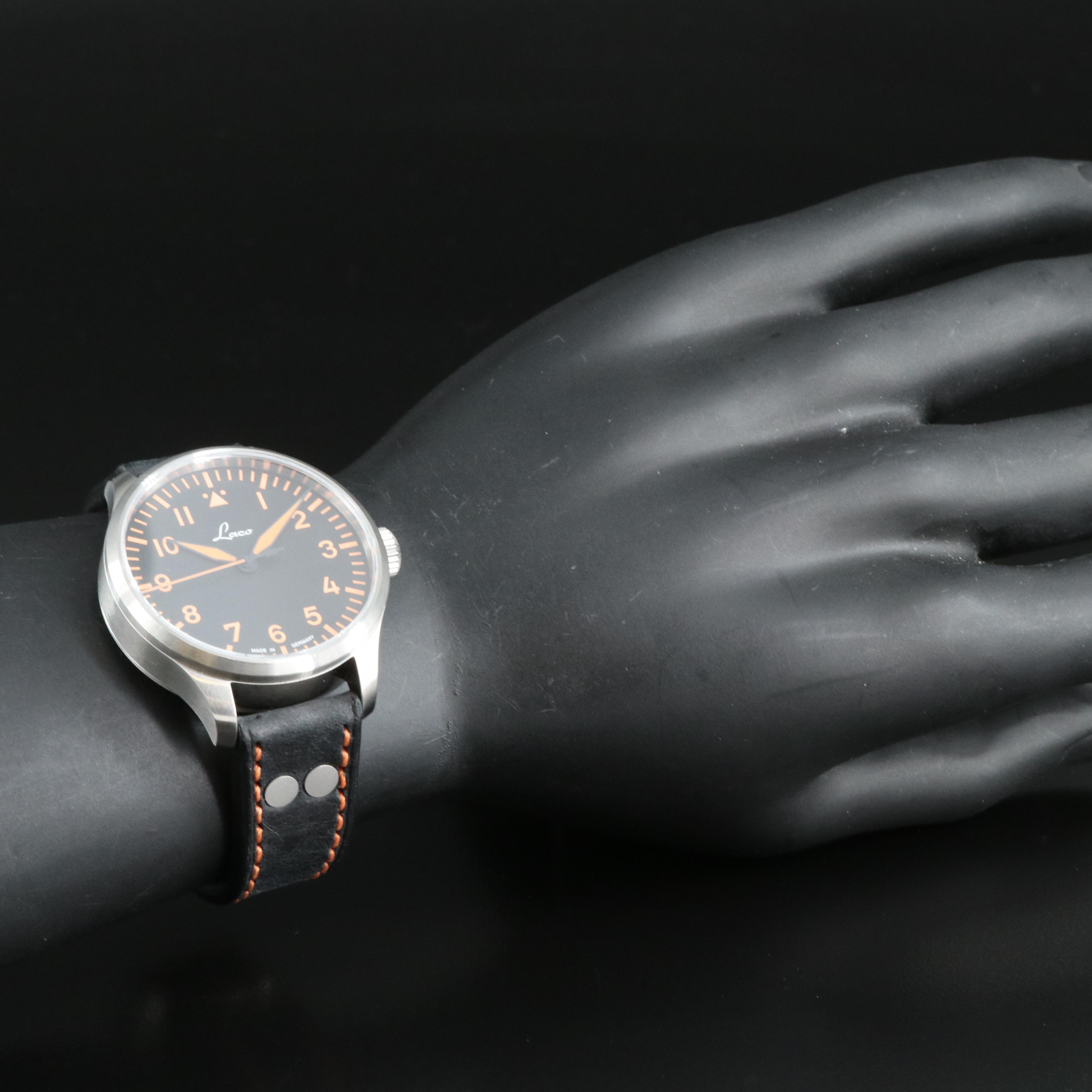 Laco Pilot Automatic Stainless Steel Watch