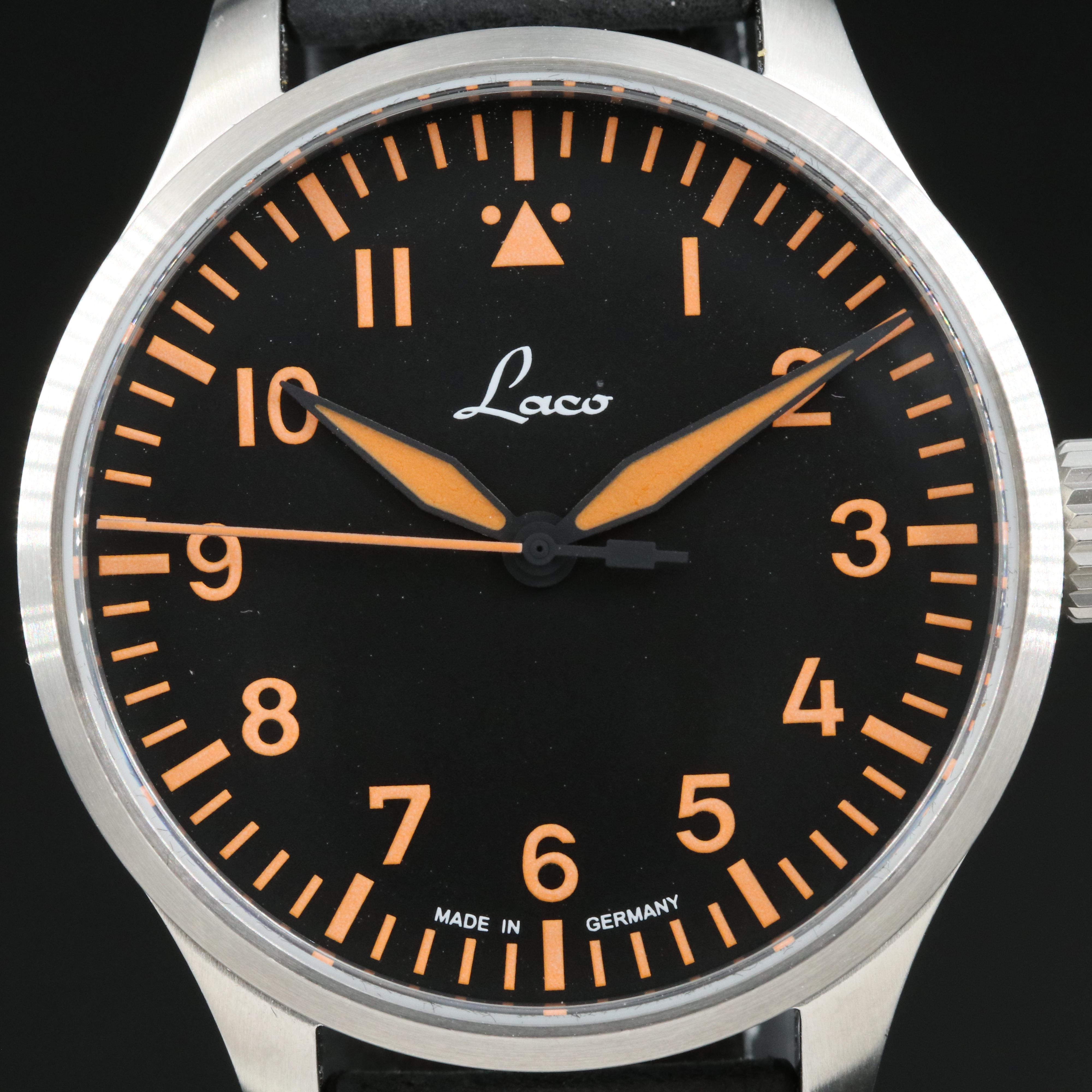 Laco Pilot Automatic Stainless Steel Watch