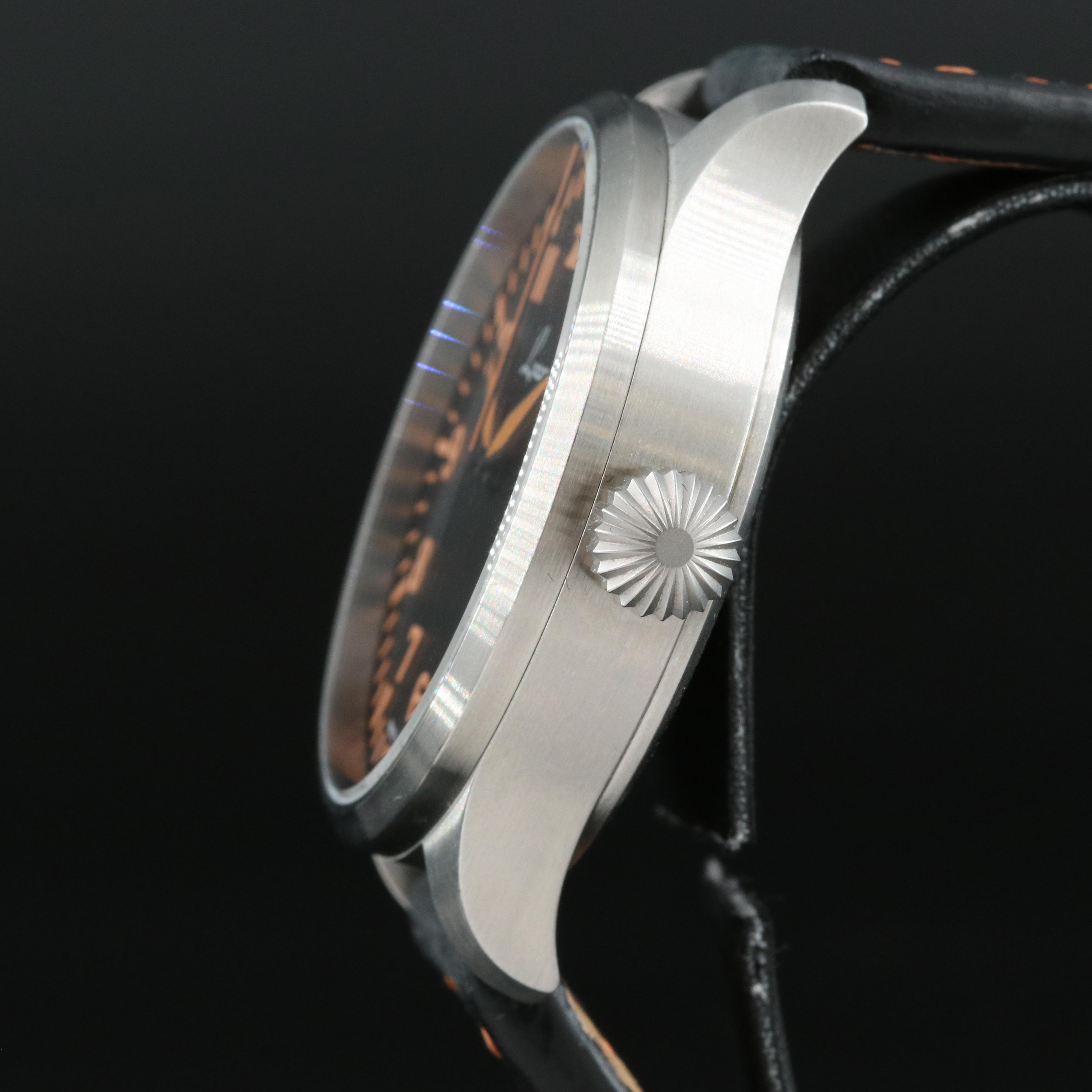 Laco Pilot Automatic Stainless Steel Watch