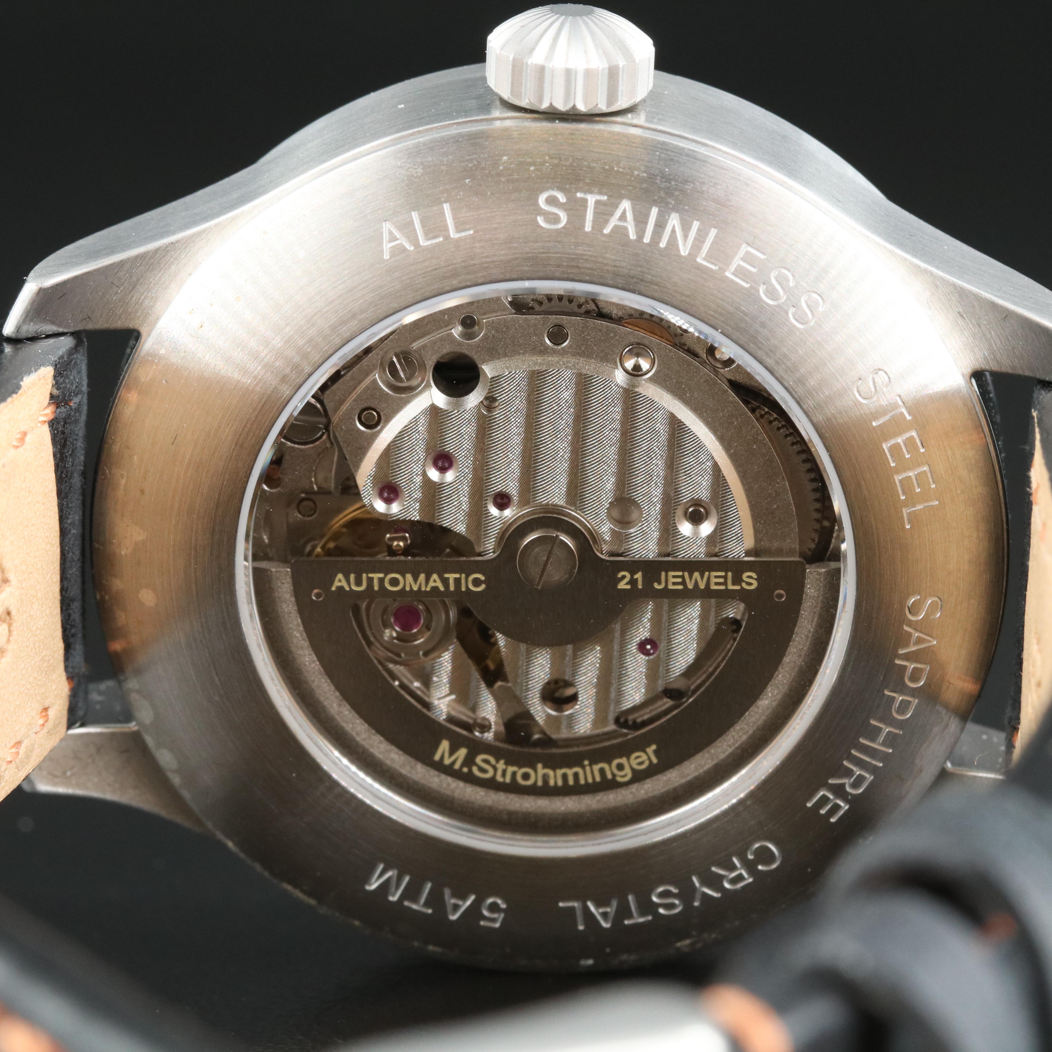 Laco Pilot Automatic Stainless Steel Watch