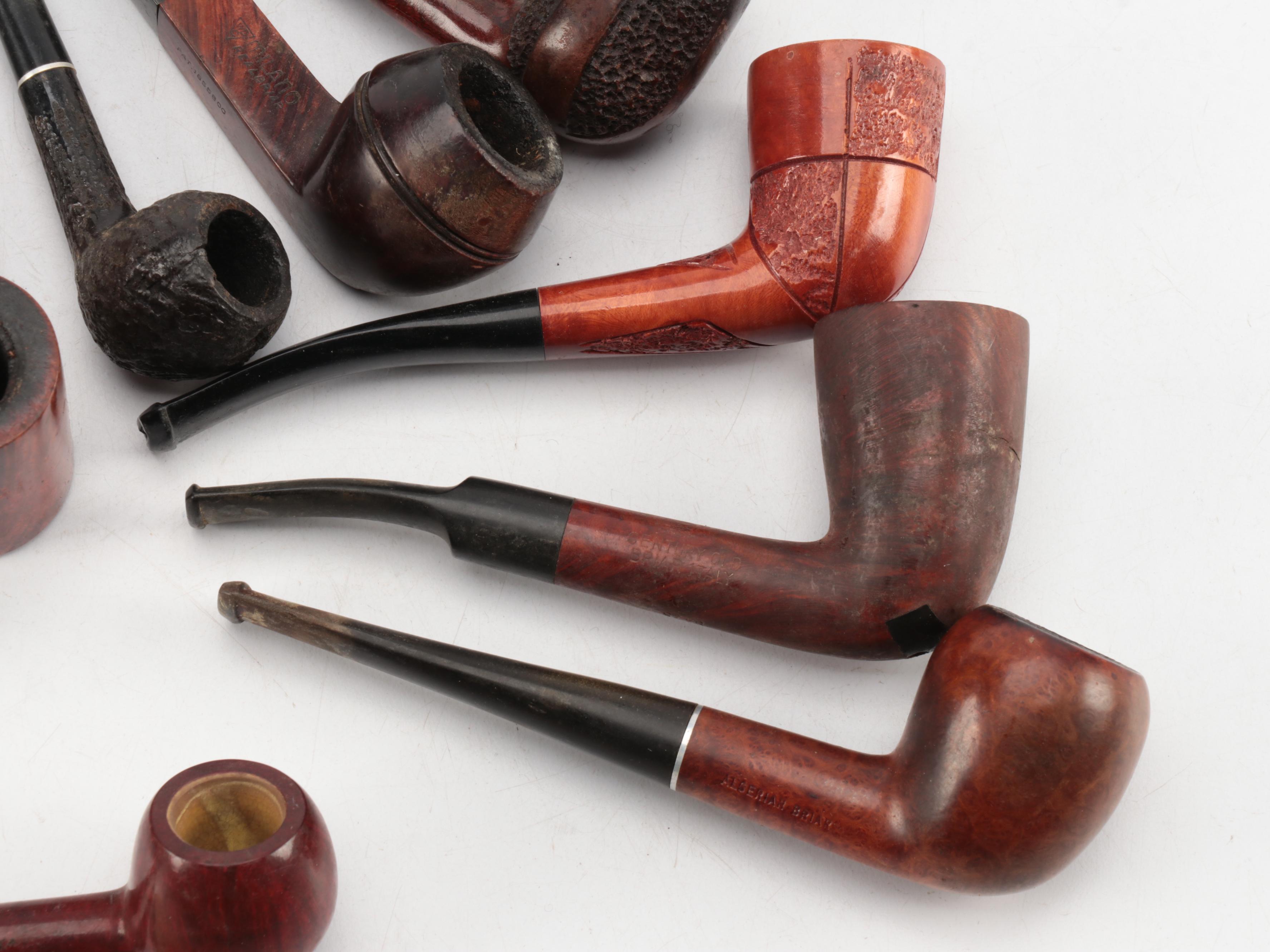 Briar, Burl Wood and Other Tobacco Pipes