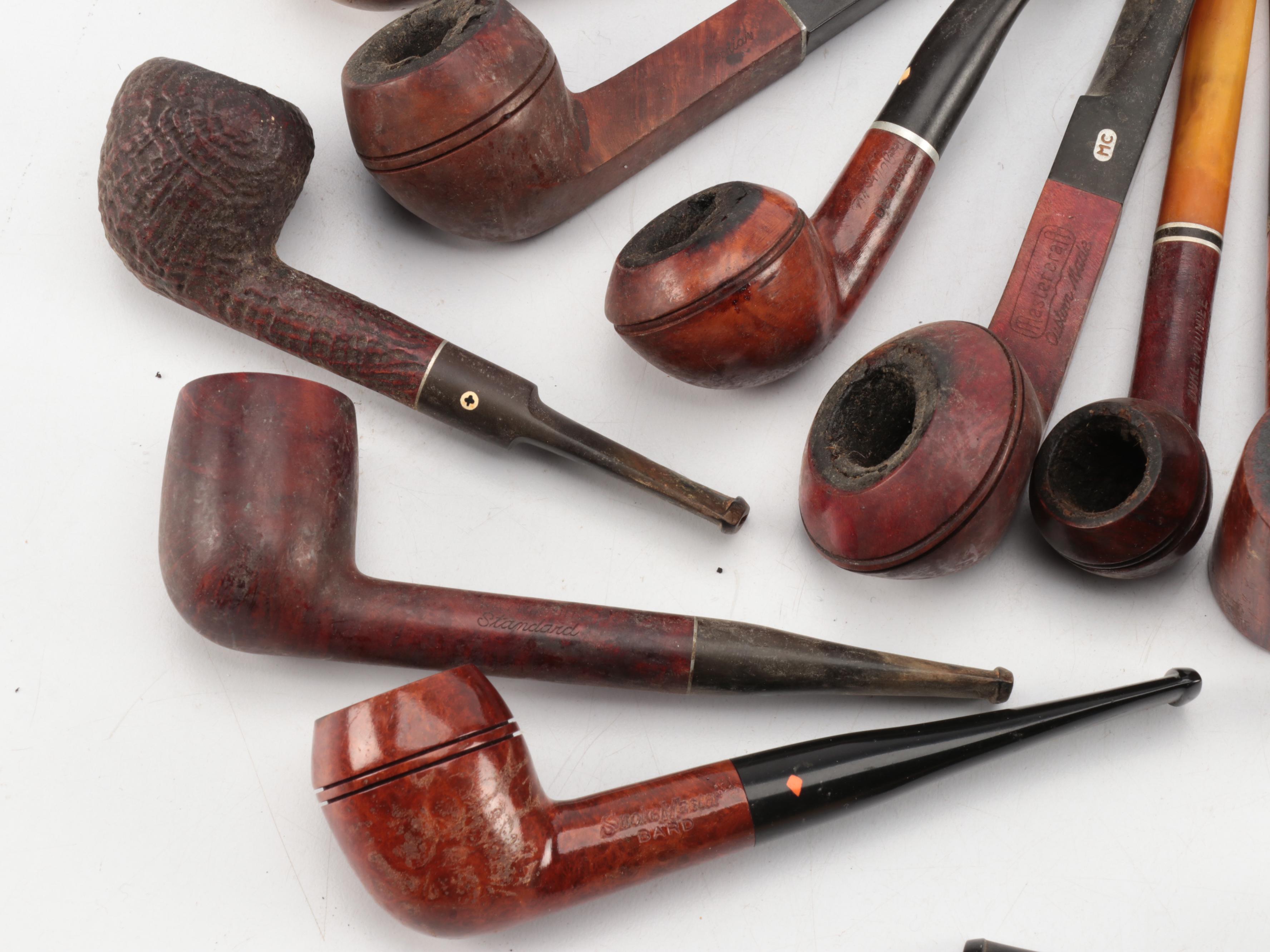 Briar, Burl Wood and Other Tobacco Pipes