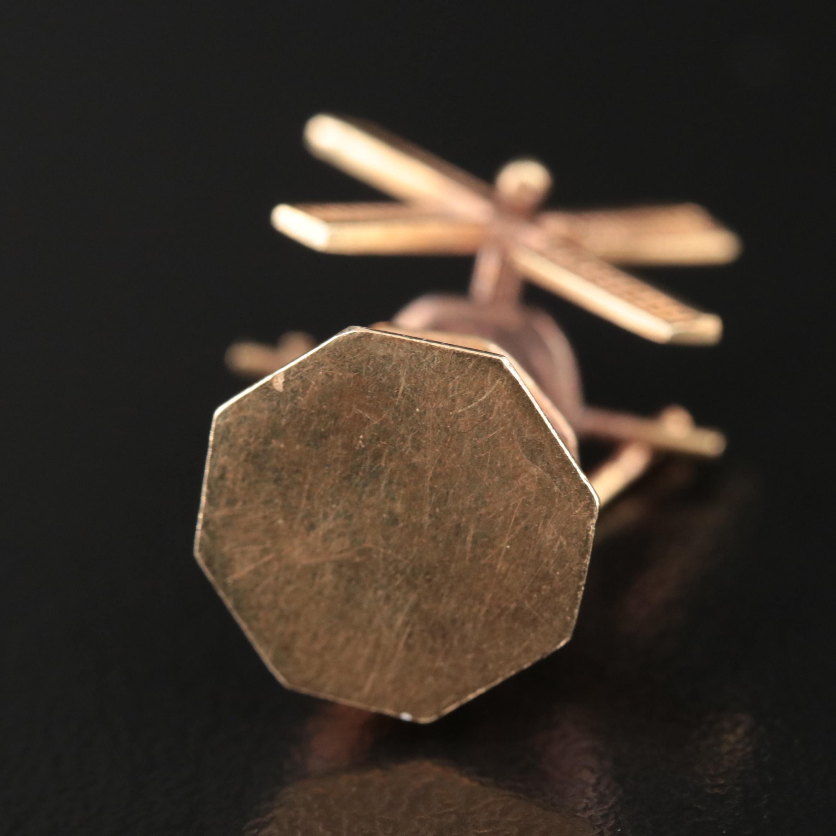 Vintage 14K Windmill Charm