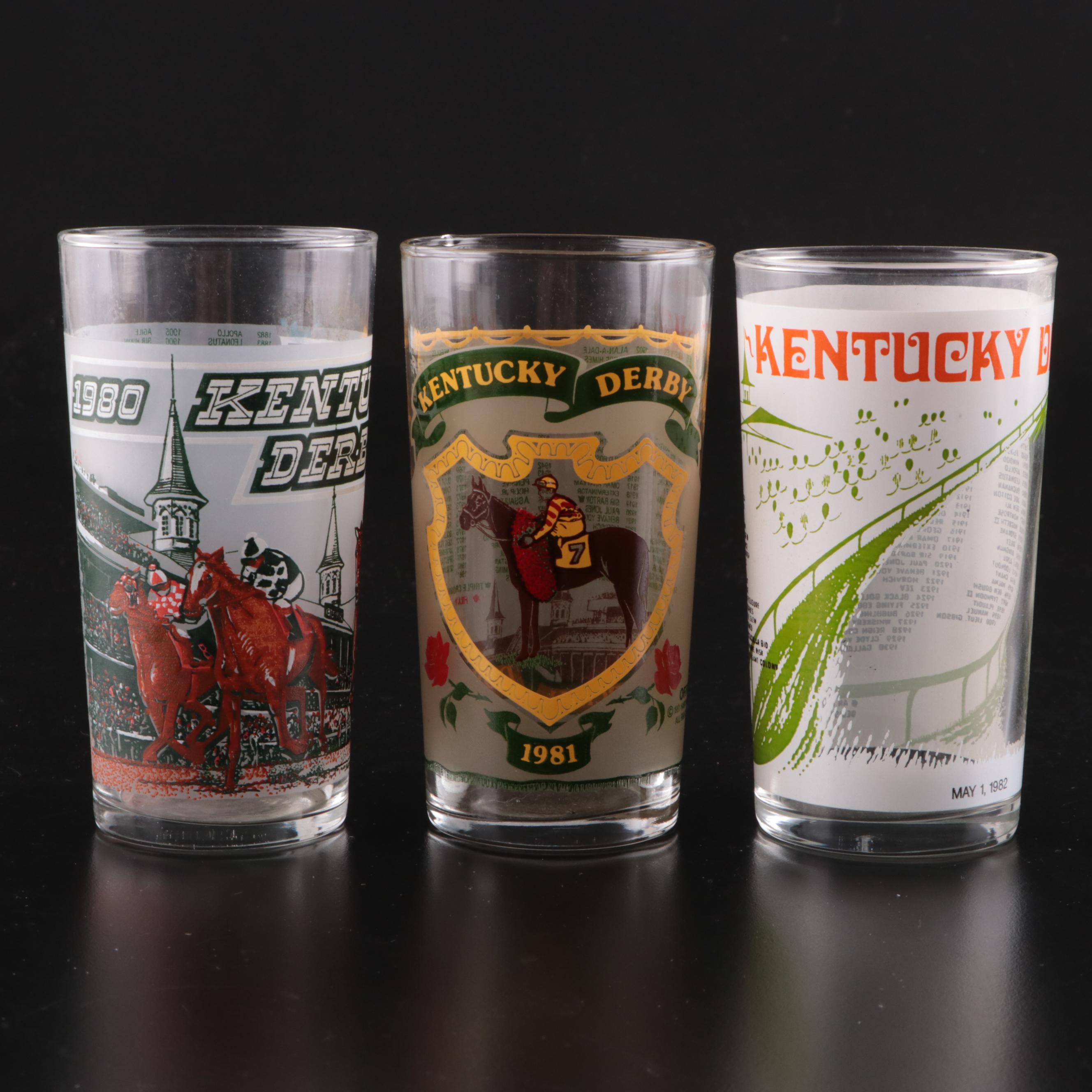 115th and Other Kentucky Derby Glasses
