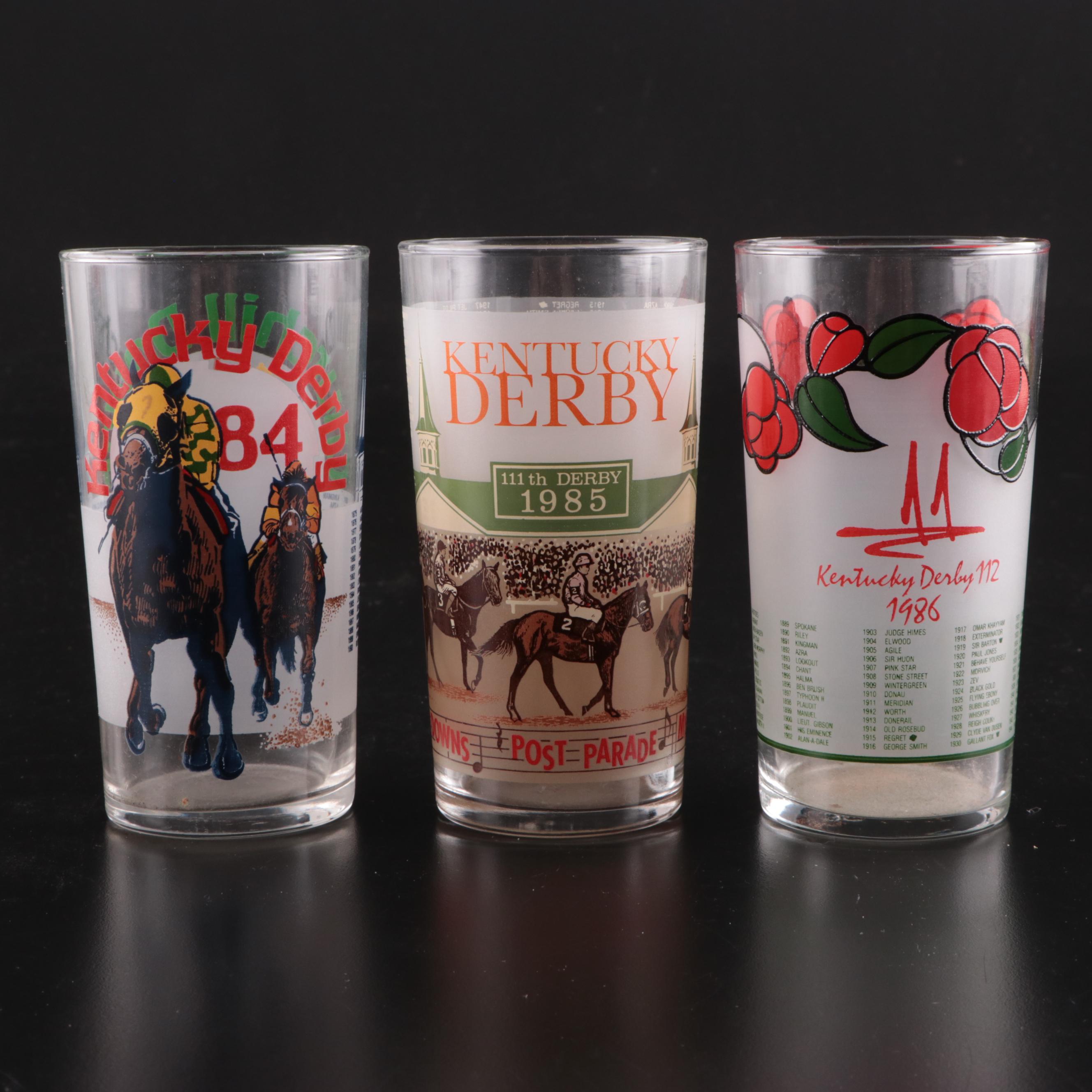115th and Other Kentucky Derby Glasses