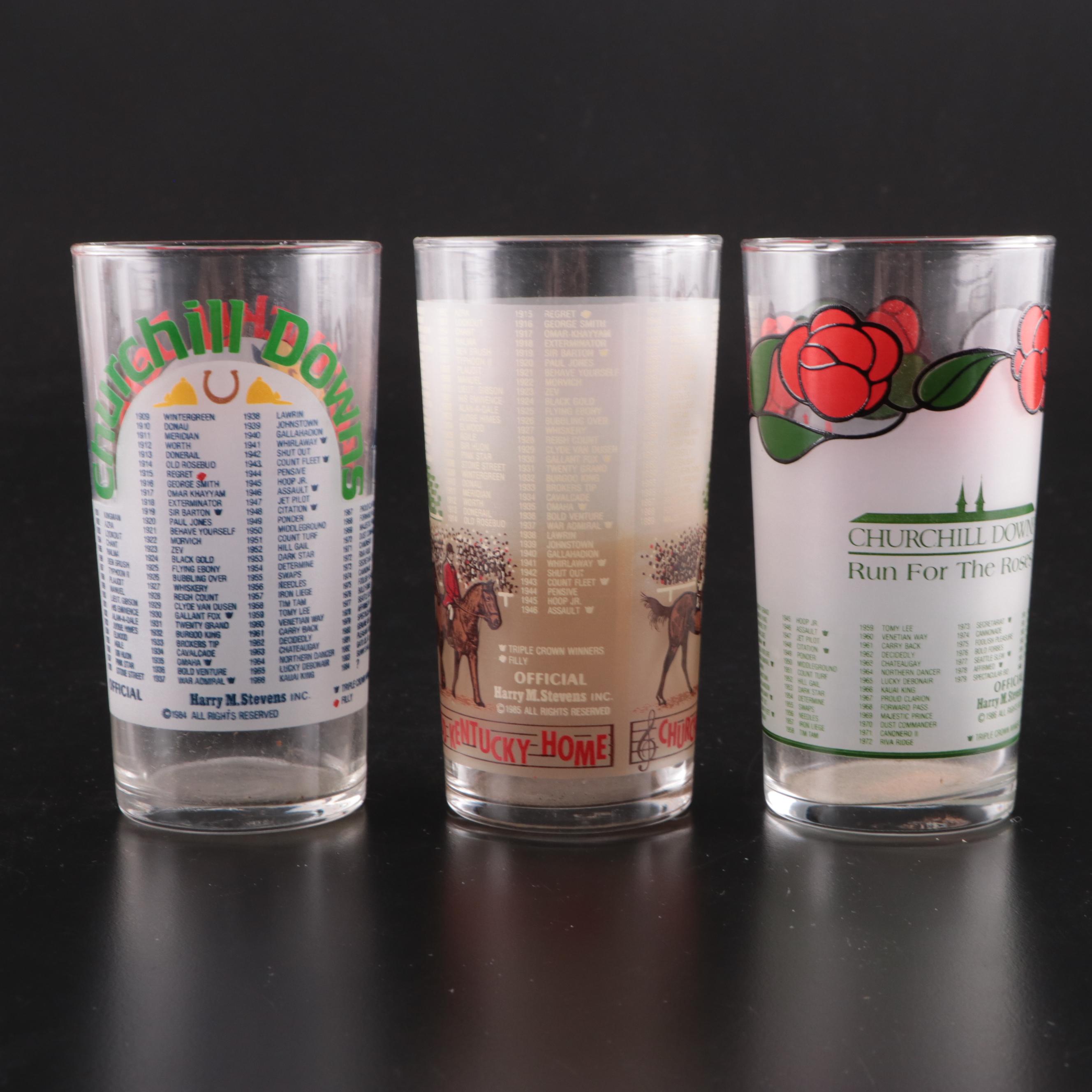 115th and Other Kentucky Derby Glasses
