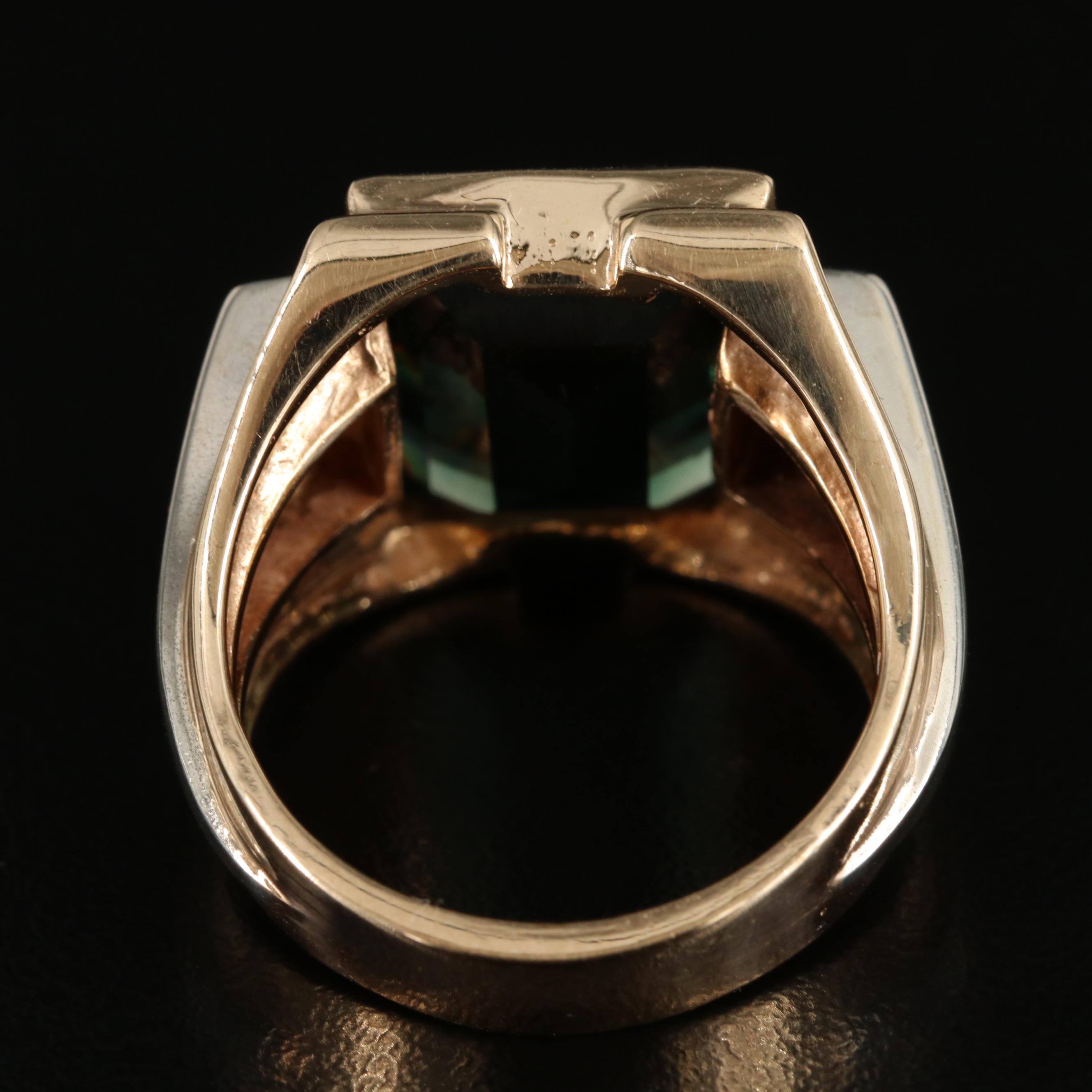 14K Spinel Solitaire Ring