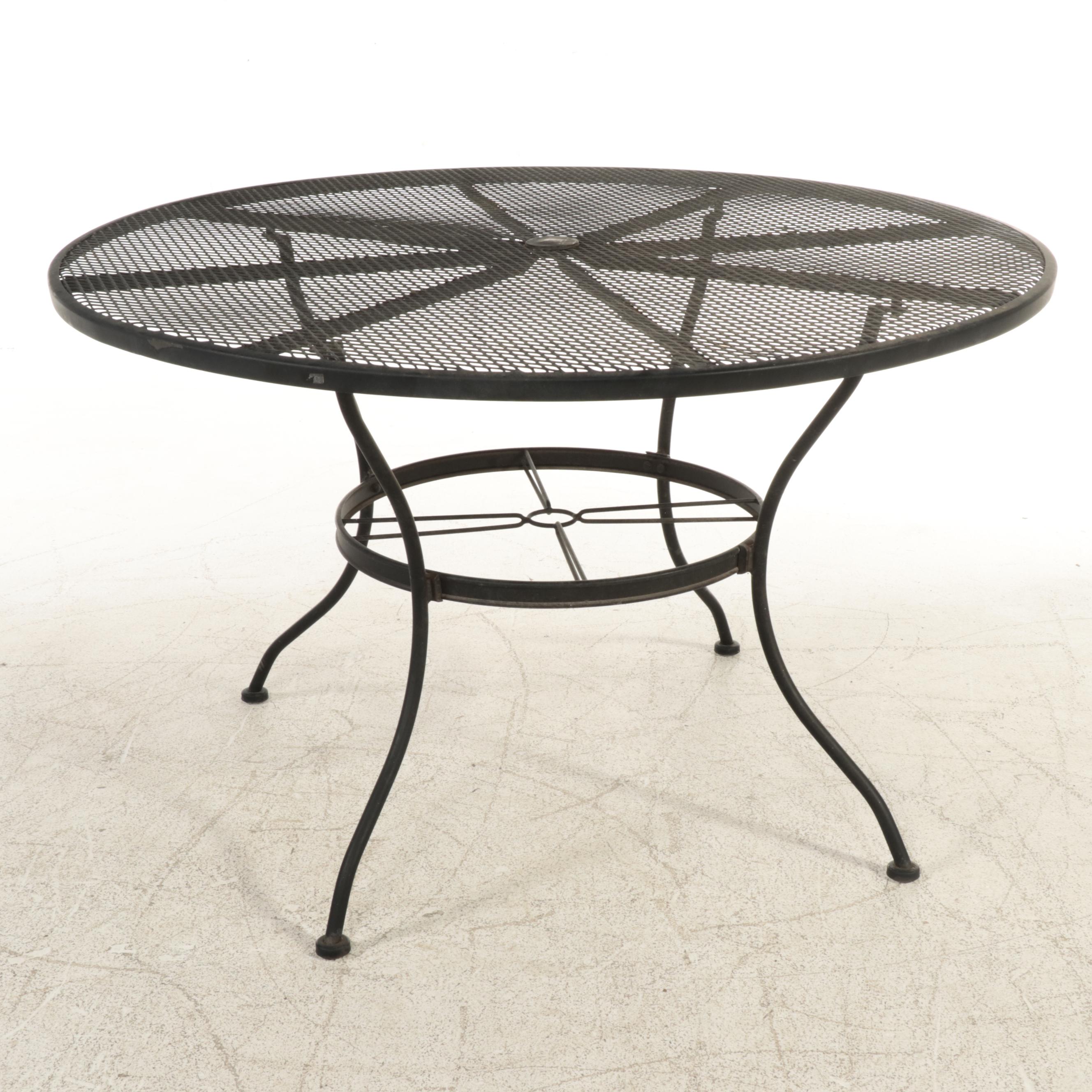 Five-Piece Wrought Iron Patio Dining Set
