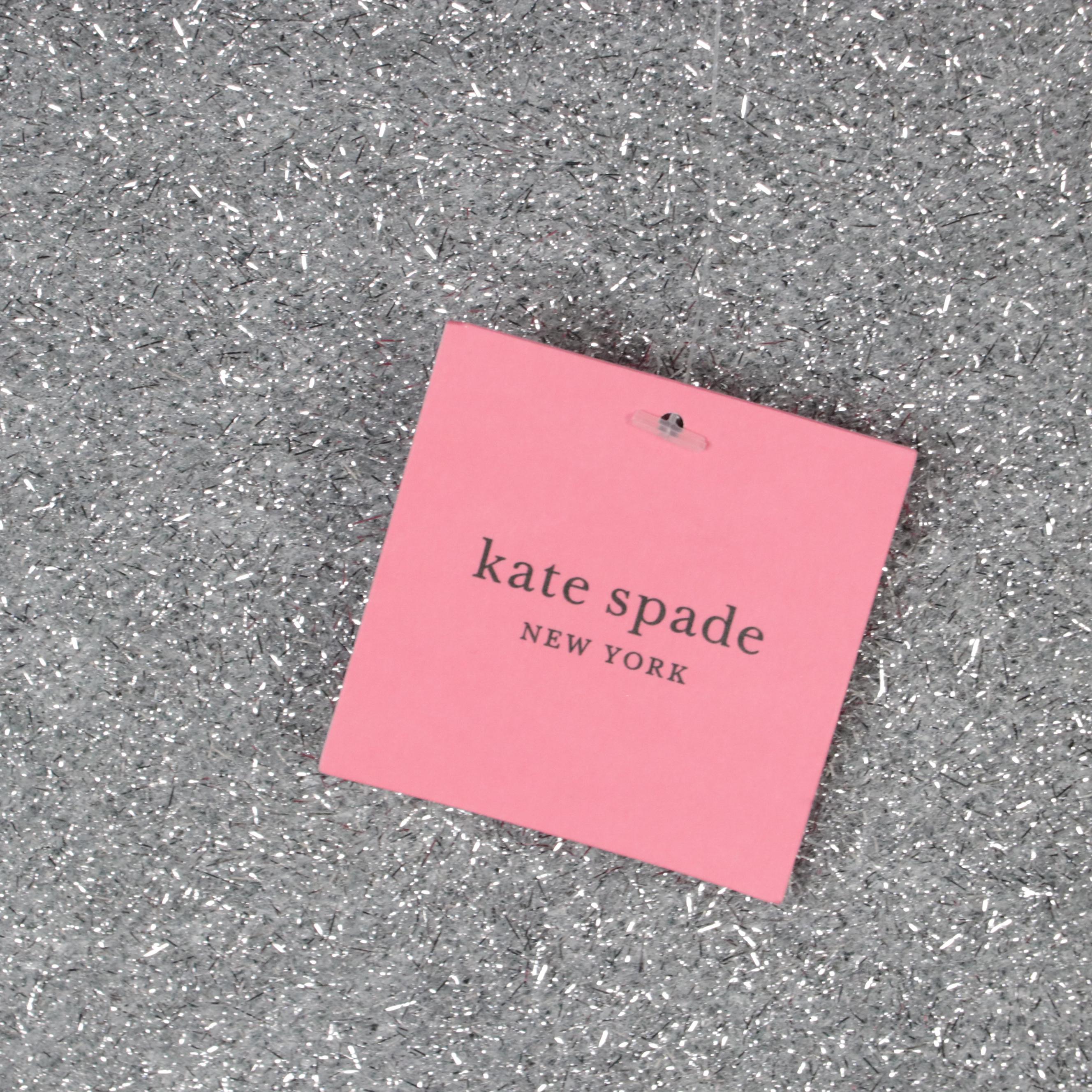 Tory Burch Pink Colorblock Sweater and Kate Spade Silver Sparkle Cardigan, NWT