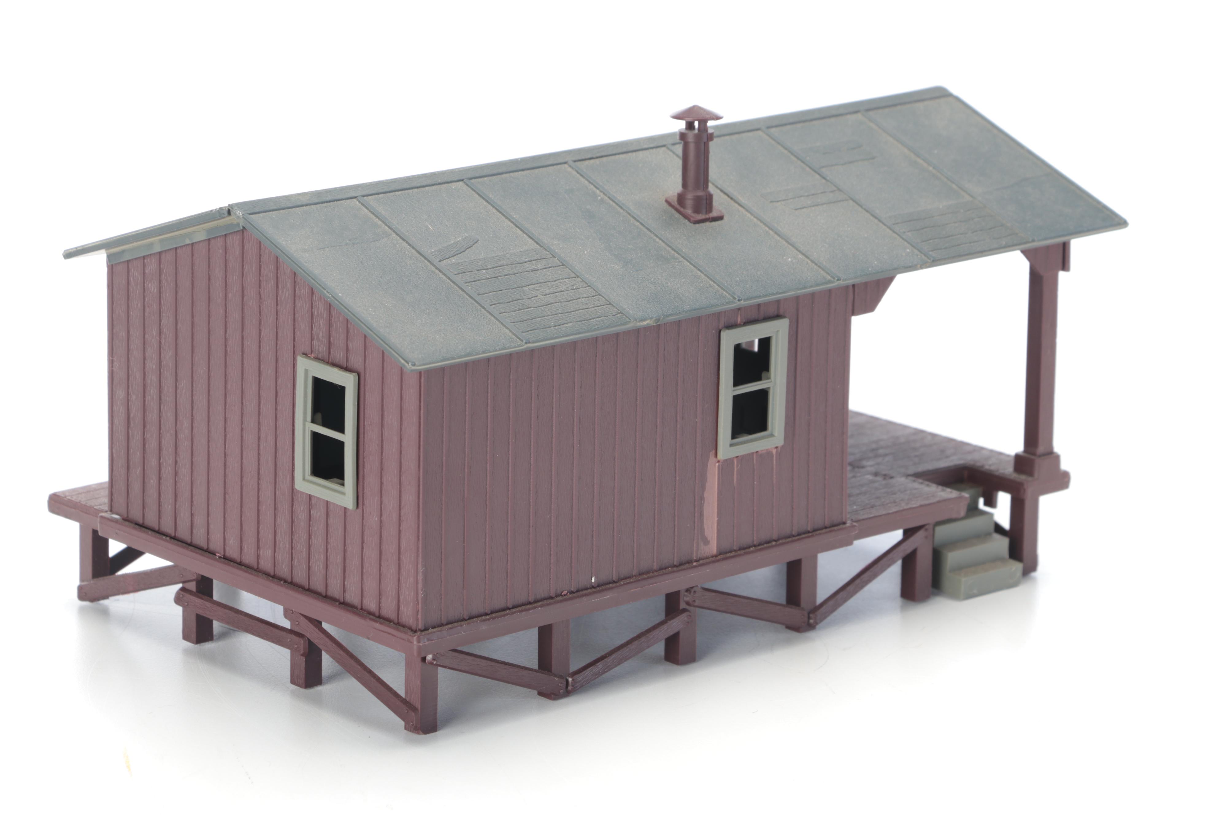 Lionel Plastic Left and Right Hand Manual Switches with Train Accessories