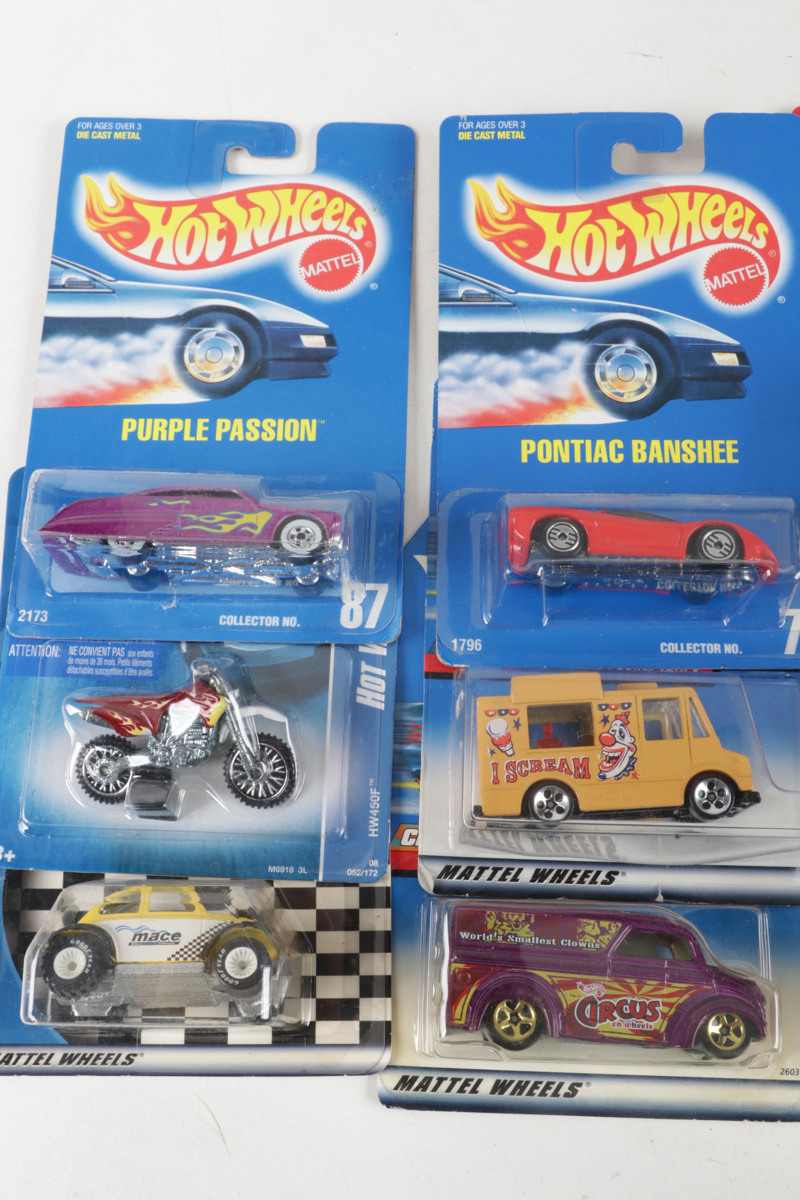Hot Wheels '63 Split Window, Pontiac Banshee, Purple Passion and More Toy Cars
