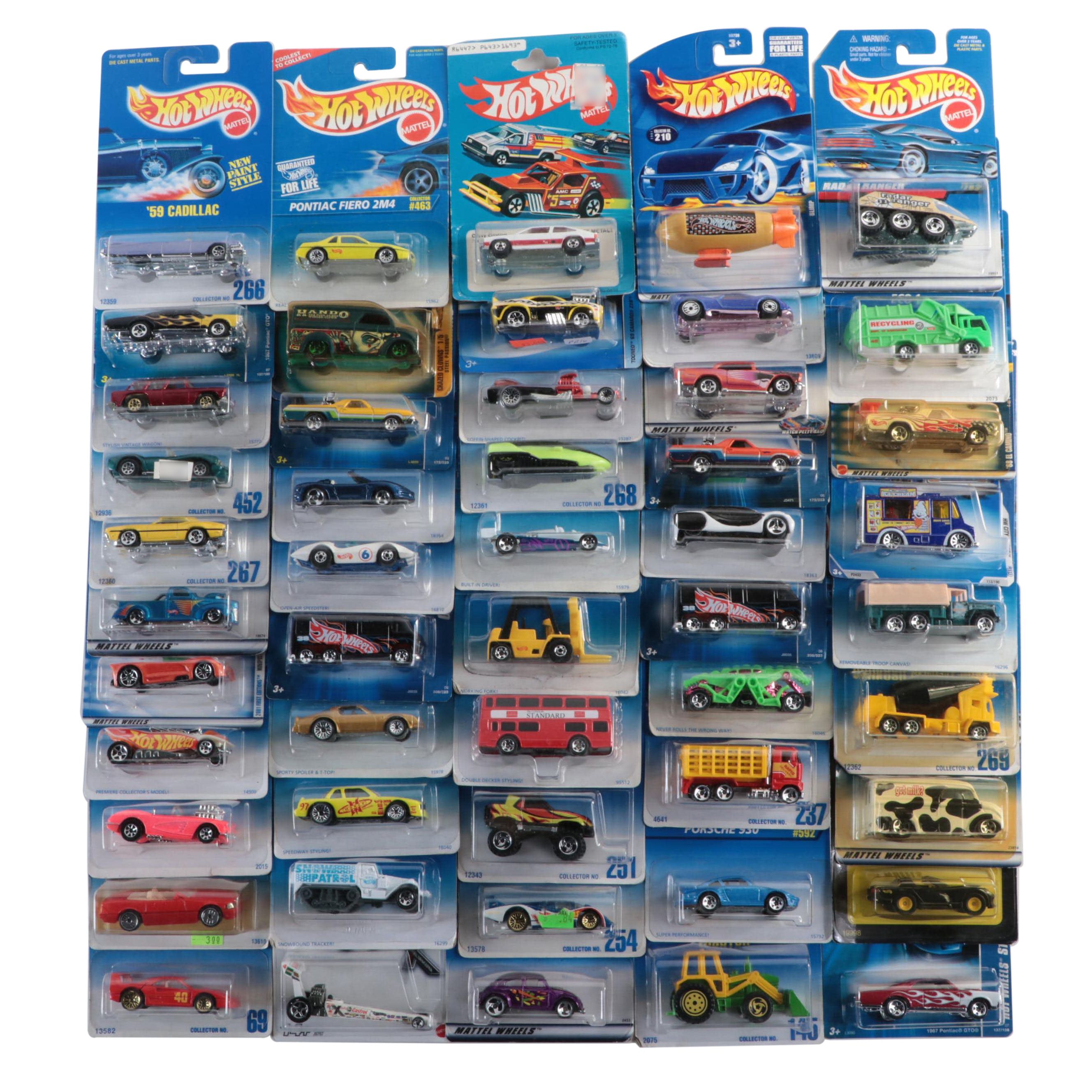 Hot Wheels '59 Cadillac, Pontiac Fiero, Porsche 930 and More Toy Cars
