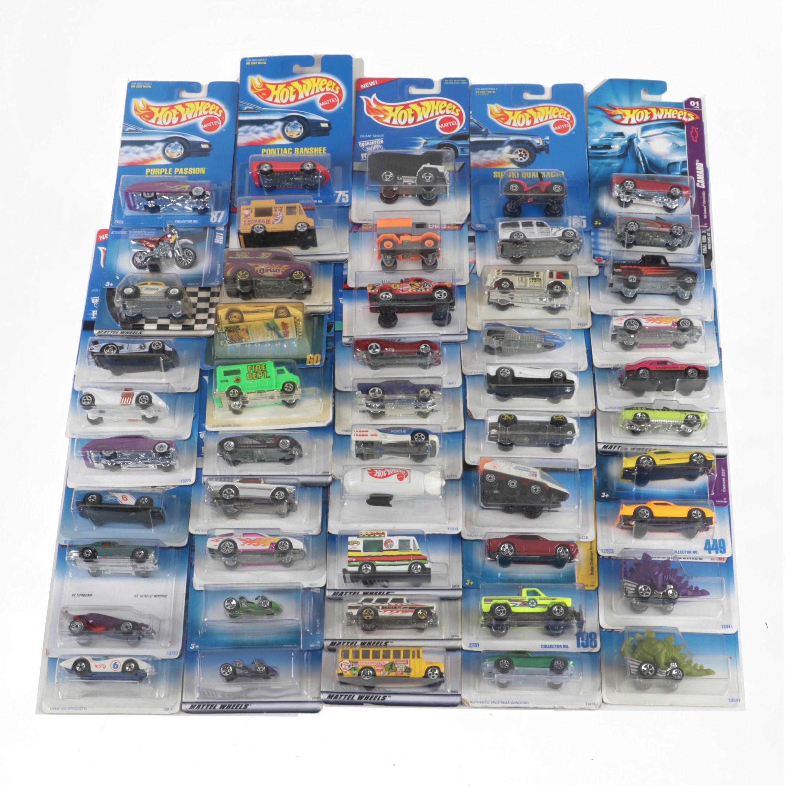 Hot Wheels '63 Split Window, Pontiac Banshee, Purple Passion and More Toy Cars