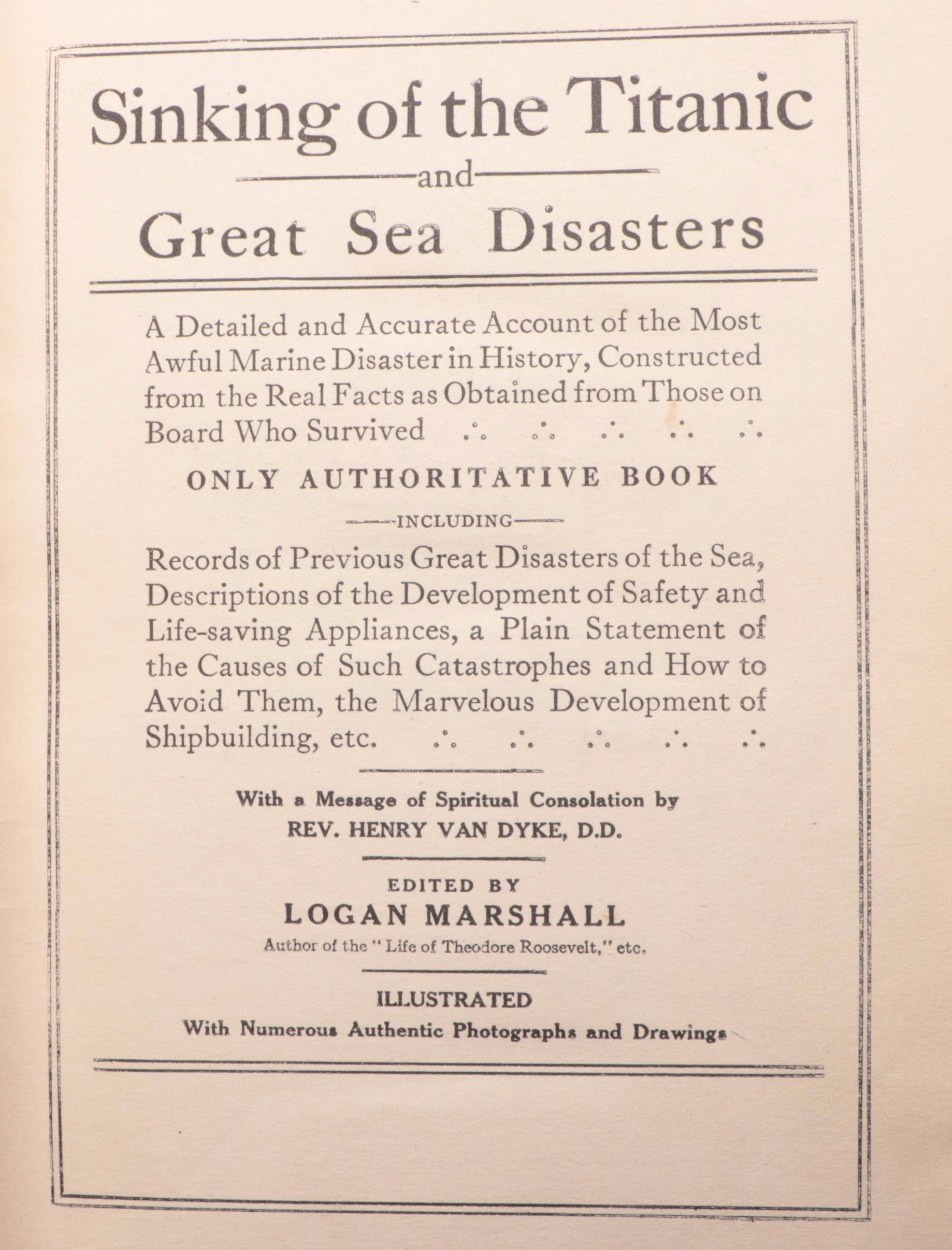 "A Night to Remember" by Walter Lord with Titanic Board Game and More
