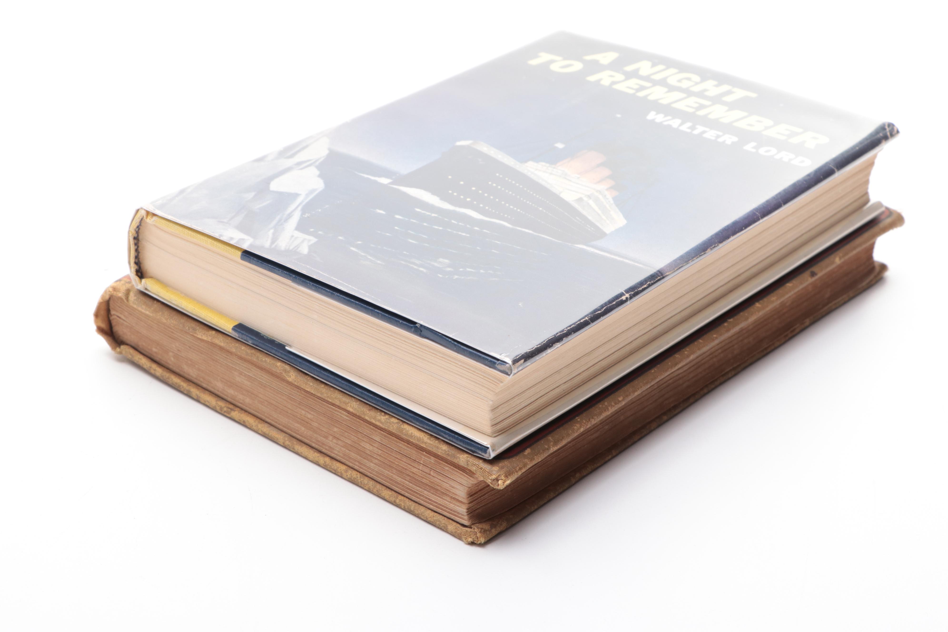 "A Night to Remember" by Walter Lord with Titanic Board Game and More