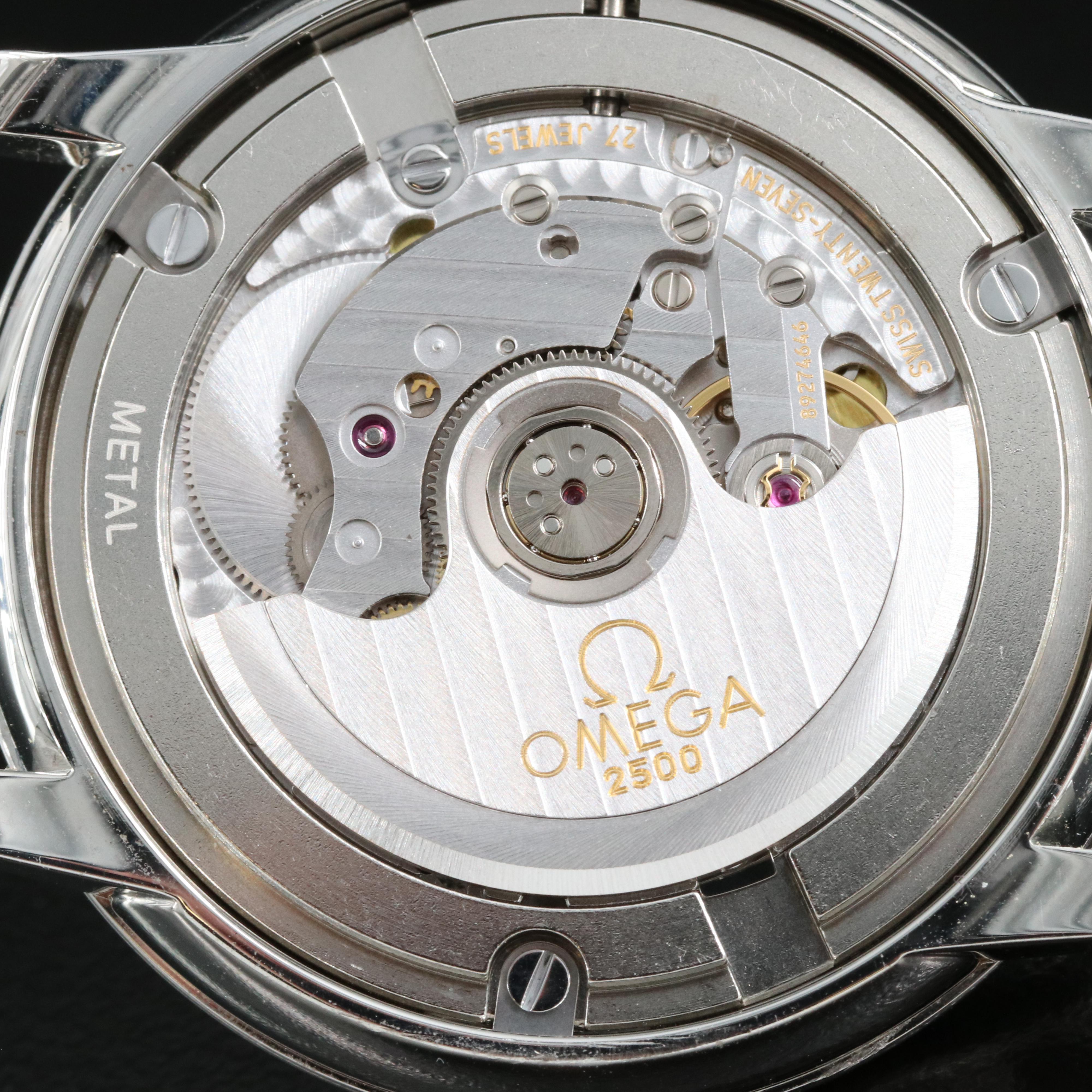 Omega DeVille Co-Axial Chronometer with Date Stainless Steel Watch