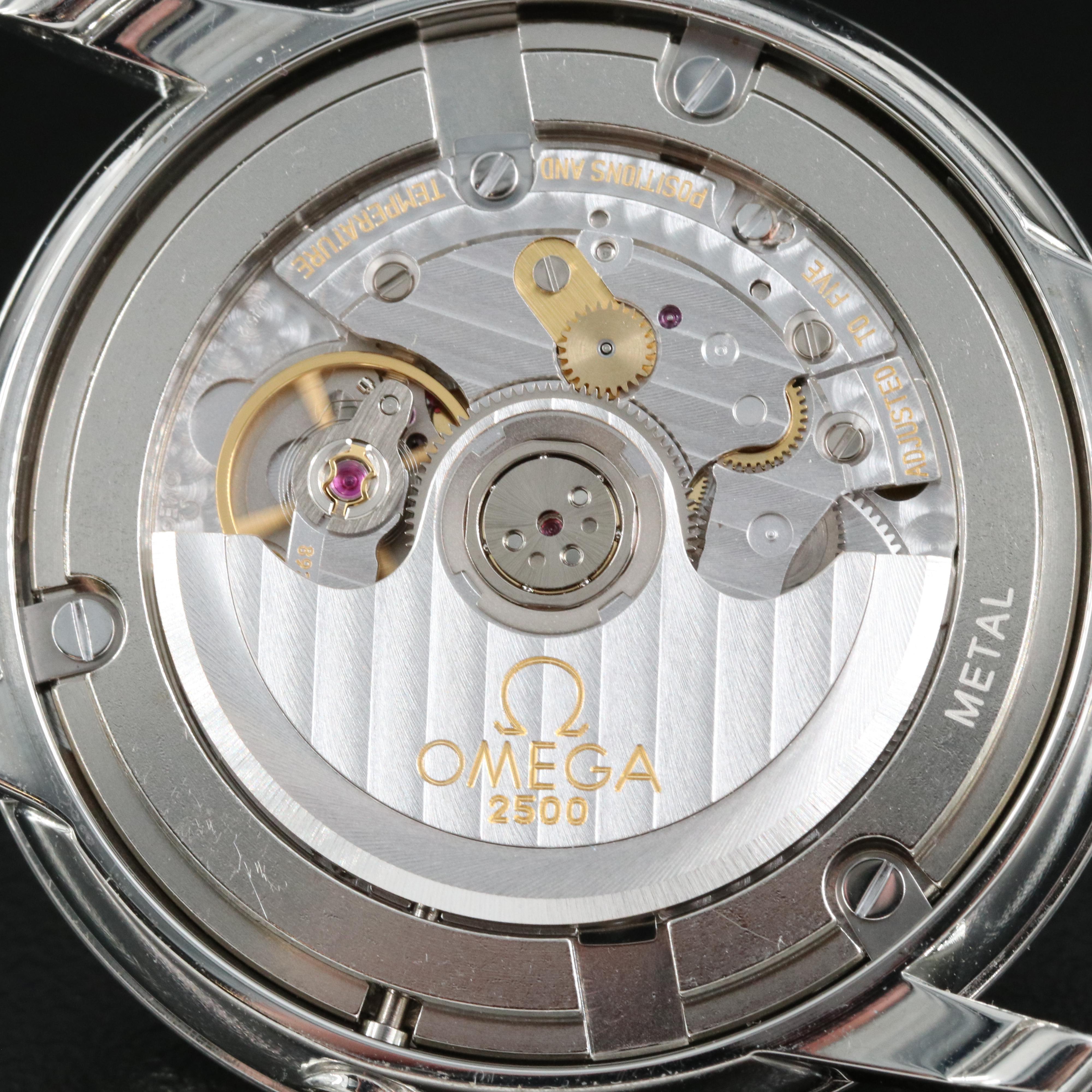 Omega DeVille Co-Axial Chronometer with Date Stainless Steel Watch