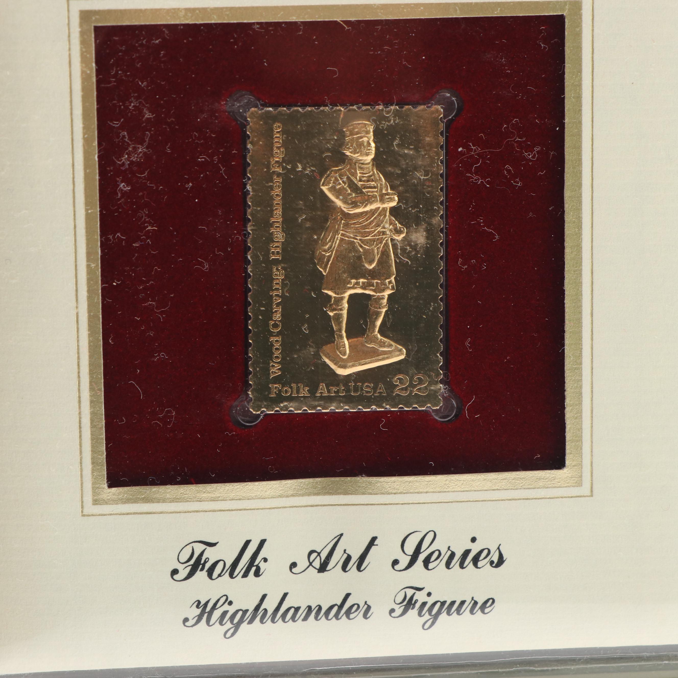 "Golden Replicas of United States Stamps"