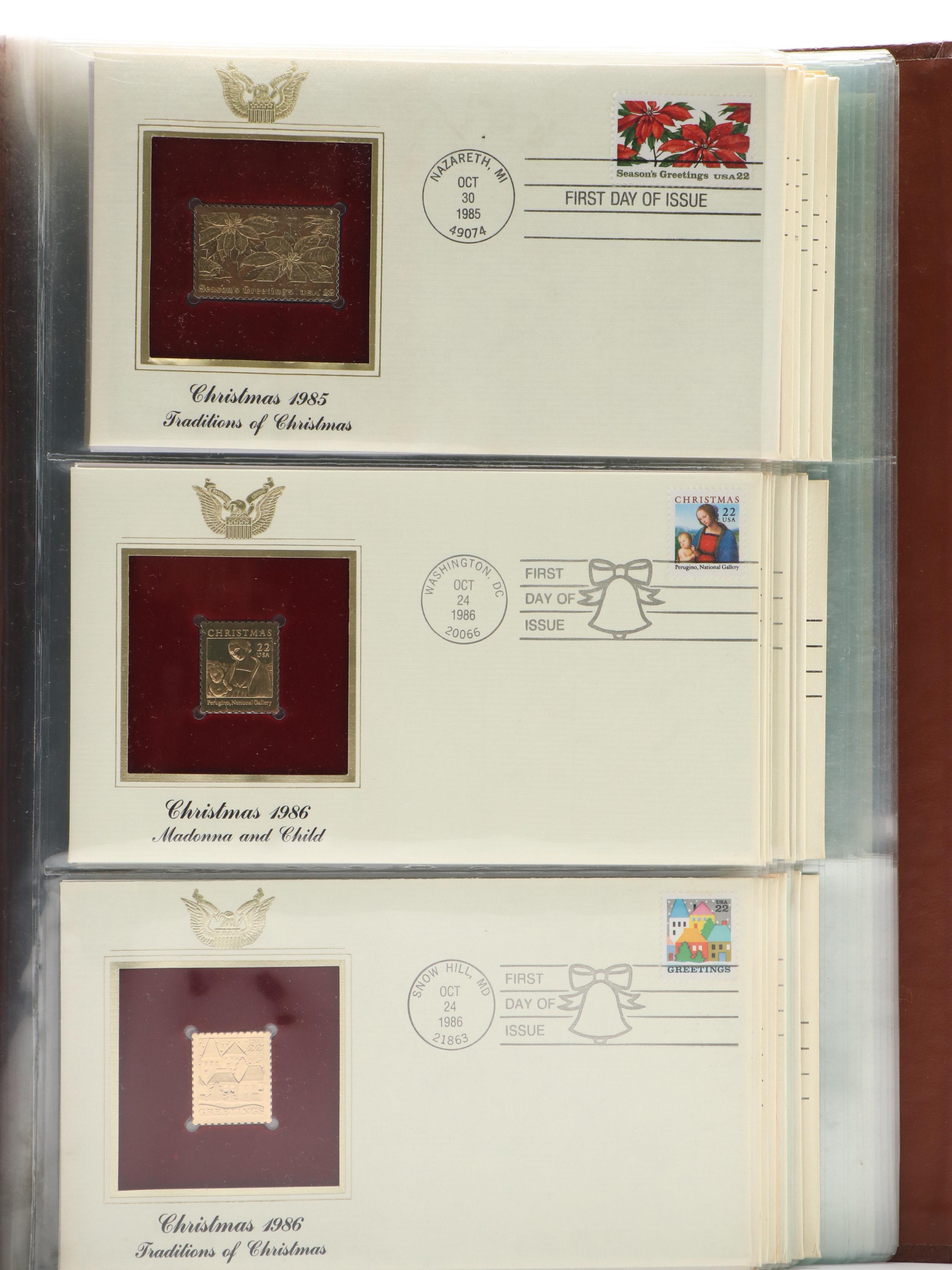 "Golden Replicas of United States Stamps"