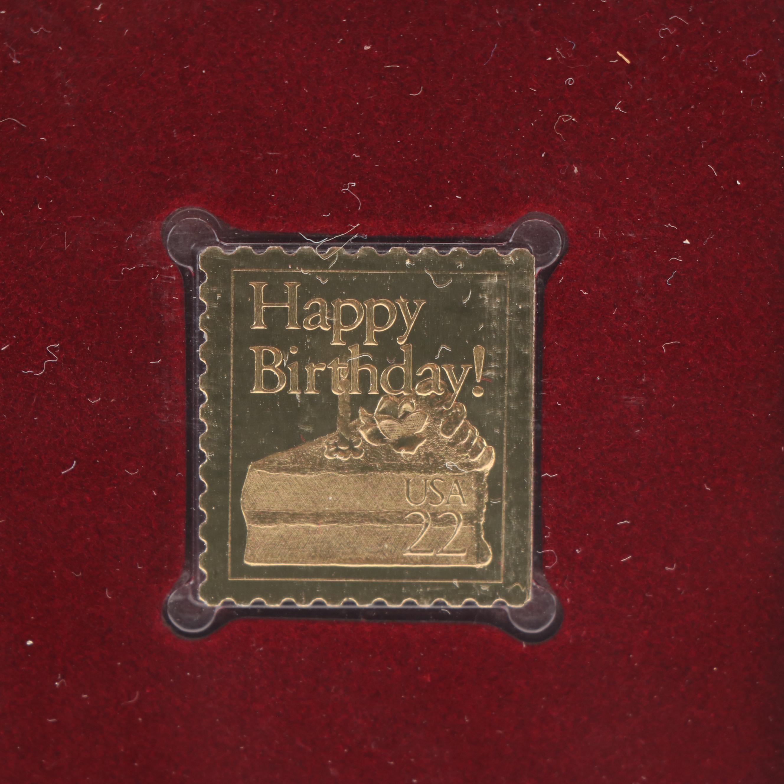 "Golden Replicas of United States Stamps"